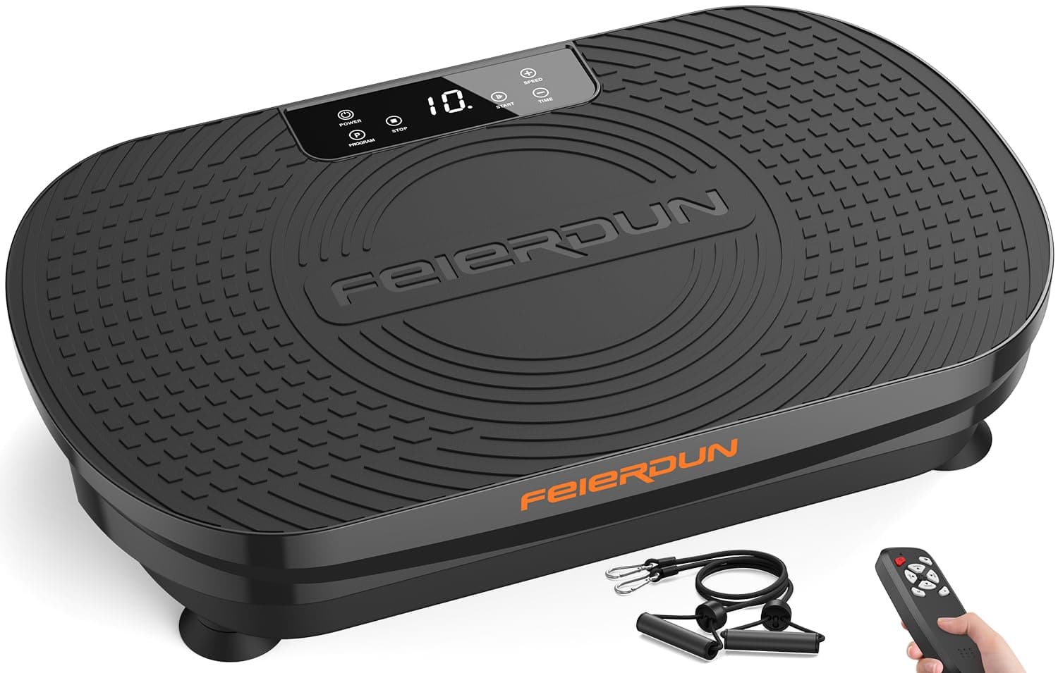 FEIERDUN Vibration Plate Exercise Machine, Vibration Plate for Lymphatic Drainage, Power Plate Vibration Platform for Weight Loss, Toning & Wellness