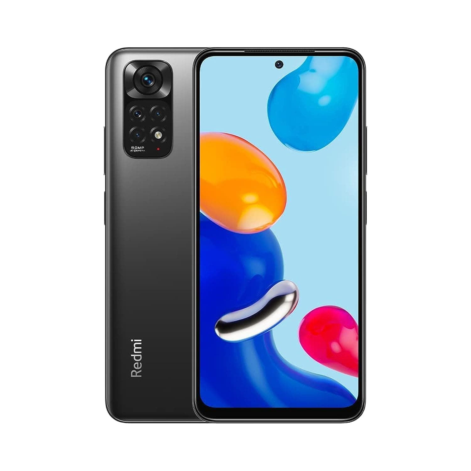 Xiaomi Redmi Note 11 Dual Sim Graphite Gray 6Gb Ram 128Gb 4G Lte 90Hz Amoled 33W Pro Fast Charging 50Mp Ai Quad Camera