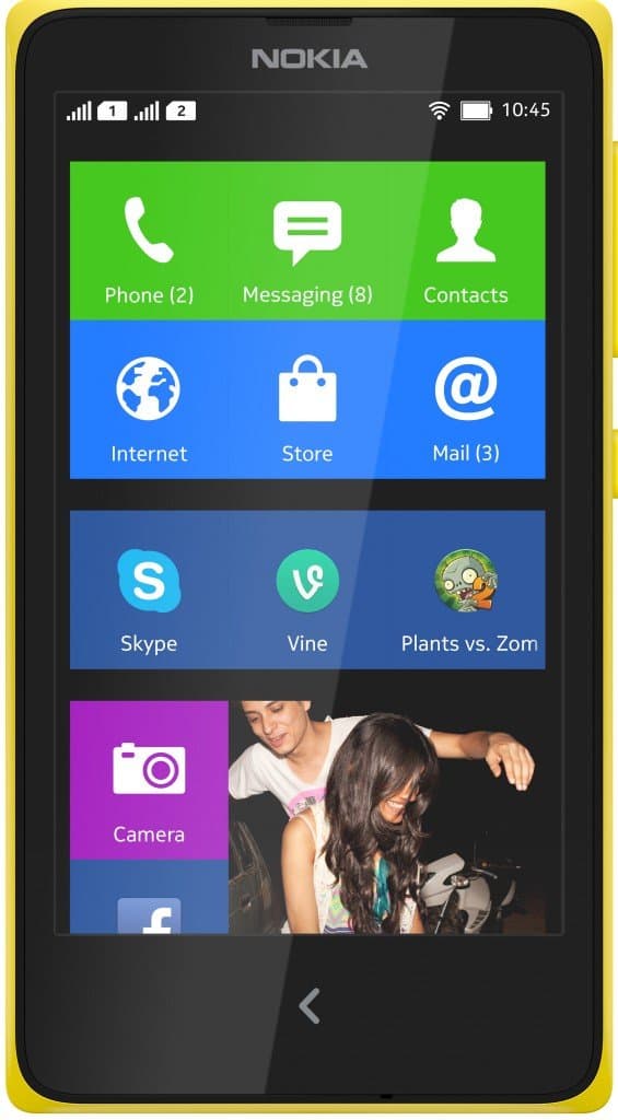 Nokia XL Dual-SIM 4GB (GSM Only | No CDMA) Factory Unlocked 3G Smartphone (Yellow) - International Version