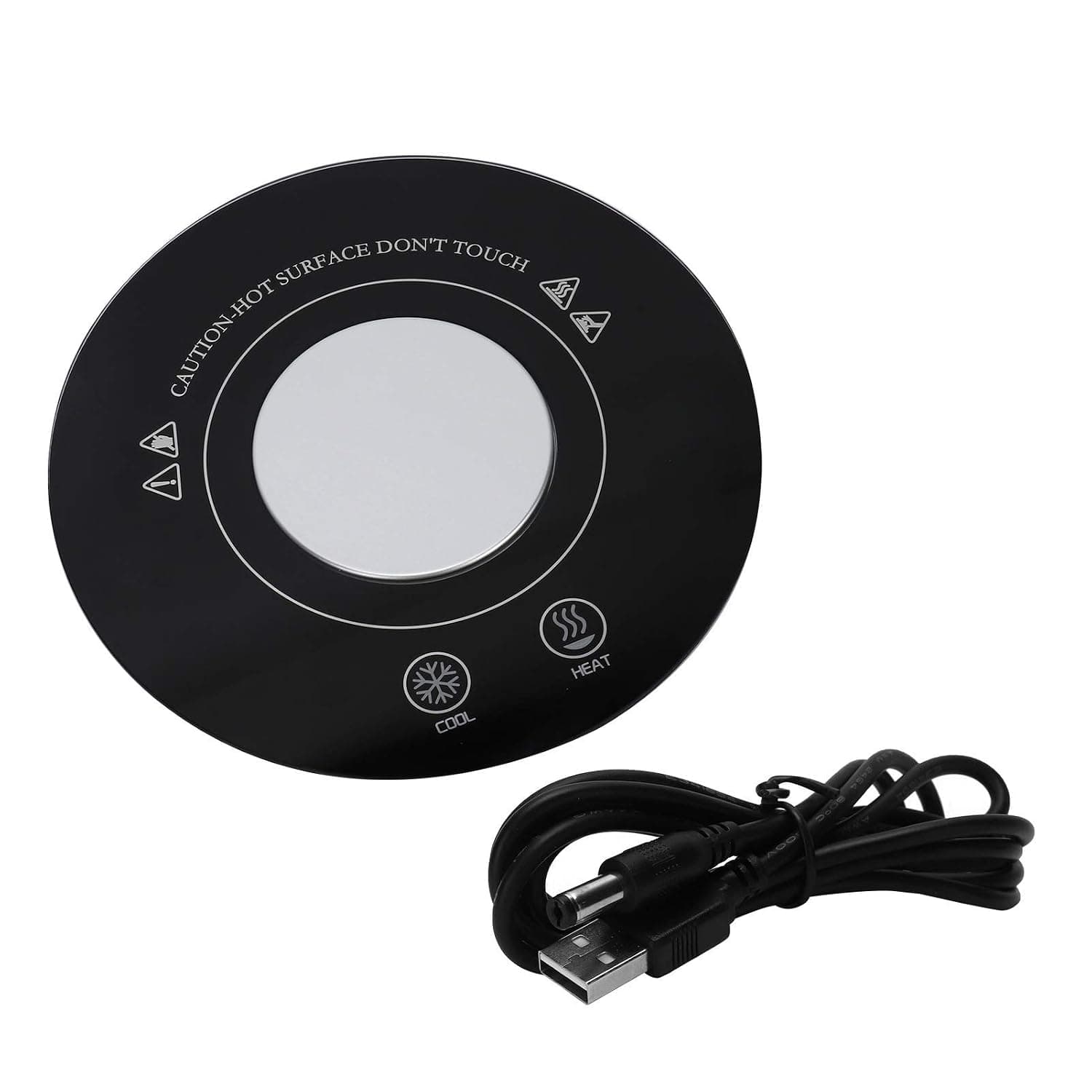Mug Warmer USB Electric Heating Cooling Coaster Cup Mat Intelligent Cup Warmer for Home Office Use