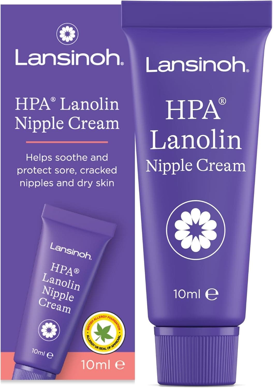 Lansinoh HPA Lanolin for Sore & Cracked Skin, 10 ml