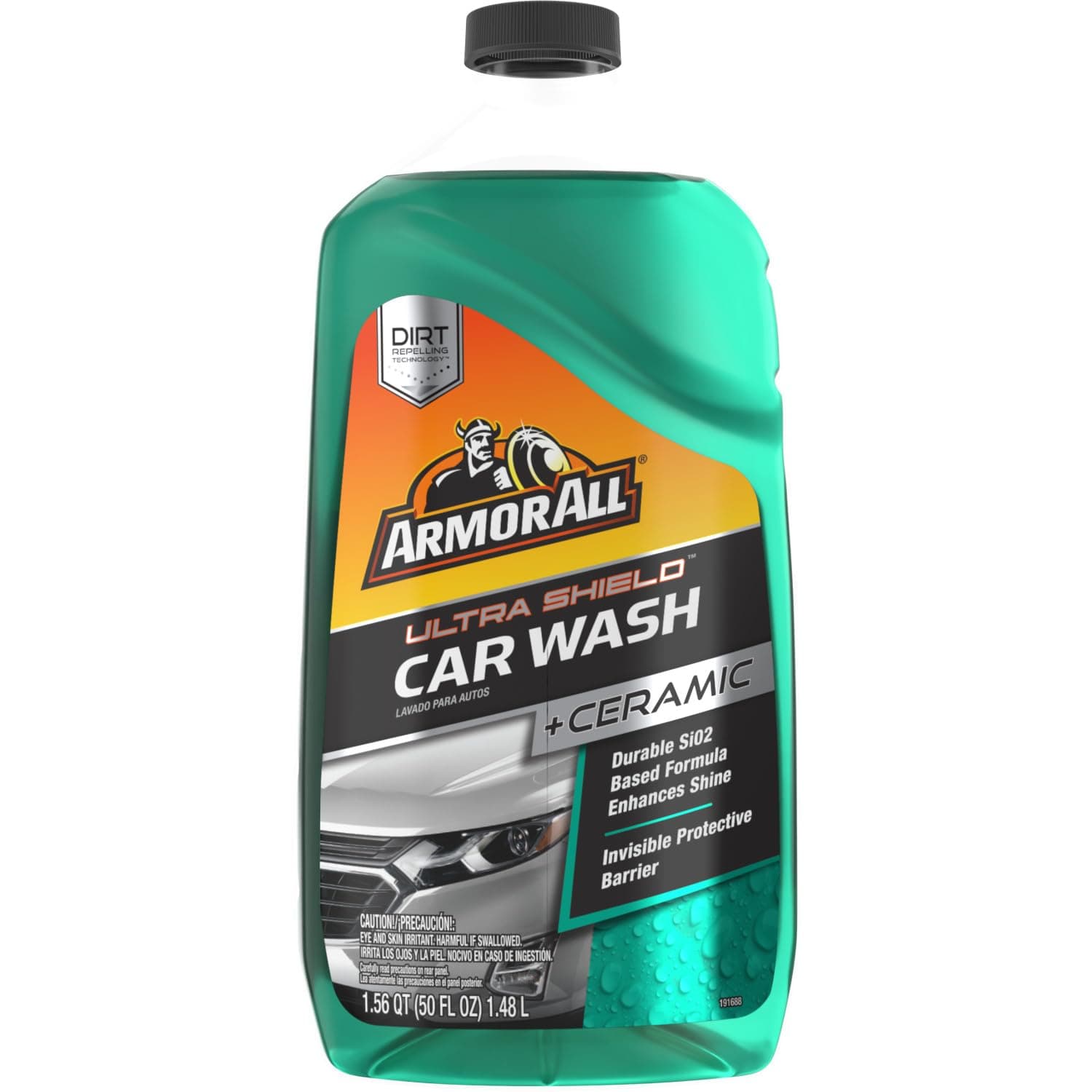 Armor All Ceramic Foaming Car Wash Soap with Extreme Shield, 50 Fl Oz Each (Pack of 4)
