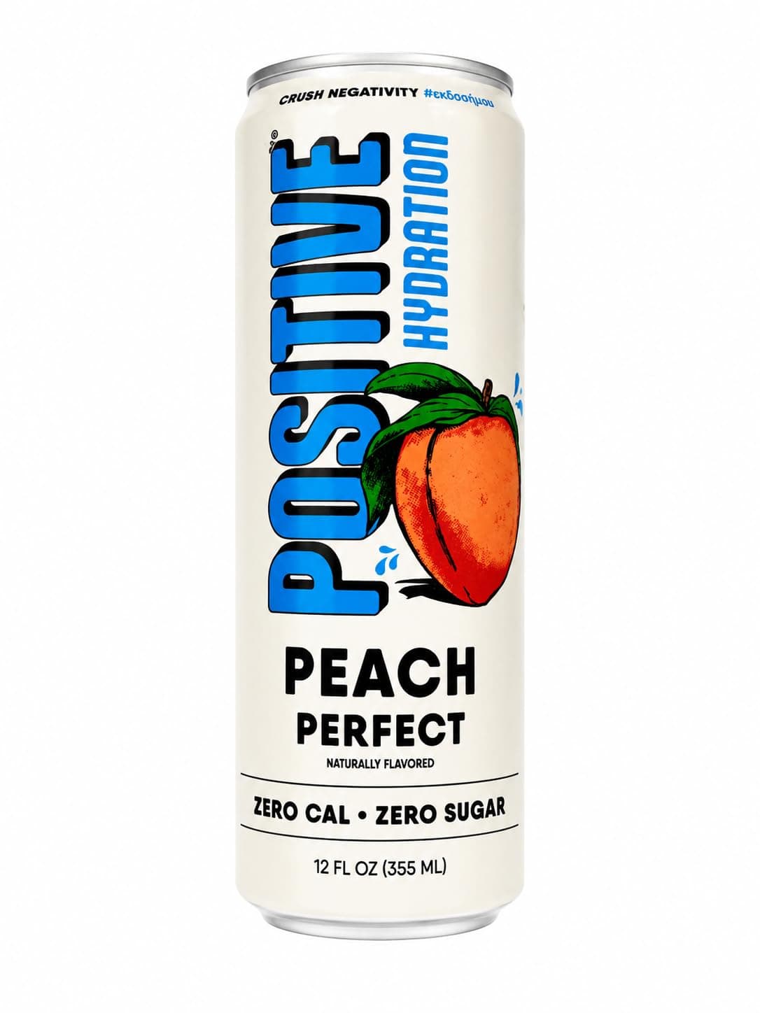 Positive Beverage, Peach Perfect Positive Hydration Drink, 12 Fl Oz
