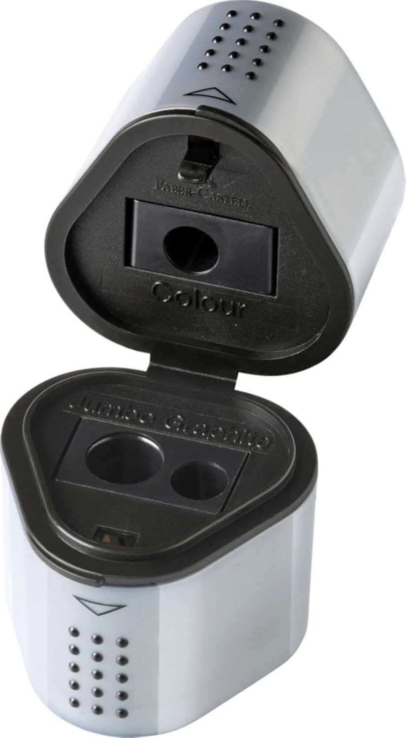 Faber Castell Grip Pencil Sharpener, Silver