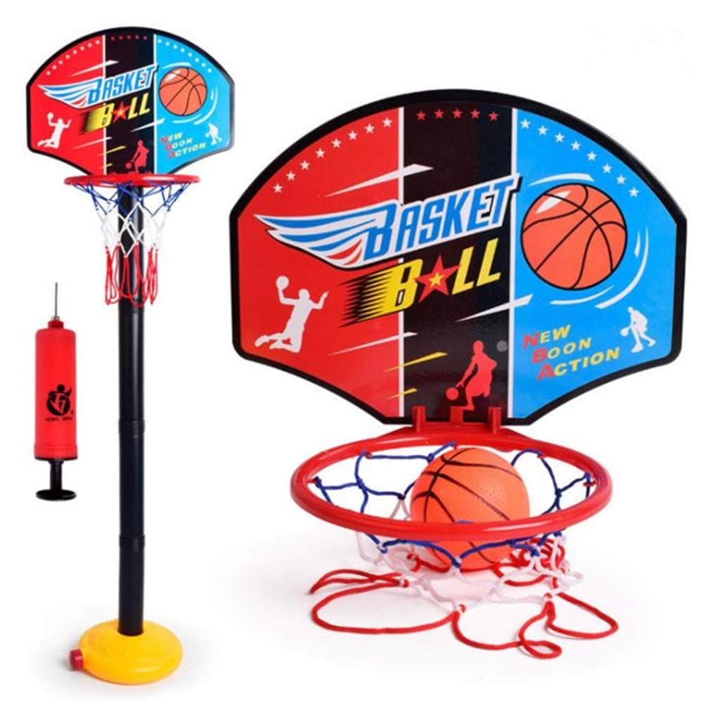 AM ANNA Kids Toddler Baby Children Outdoor Indoor Sports Mini Portable Adjustable Basketball Hoop Toy Set