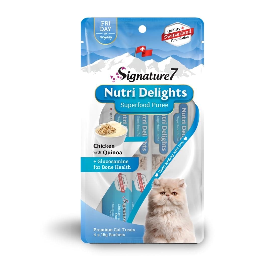 Signature7 Nutri Delights Chicken with Quinoa (Fri) Puree, 60g (4pcs)