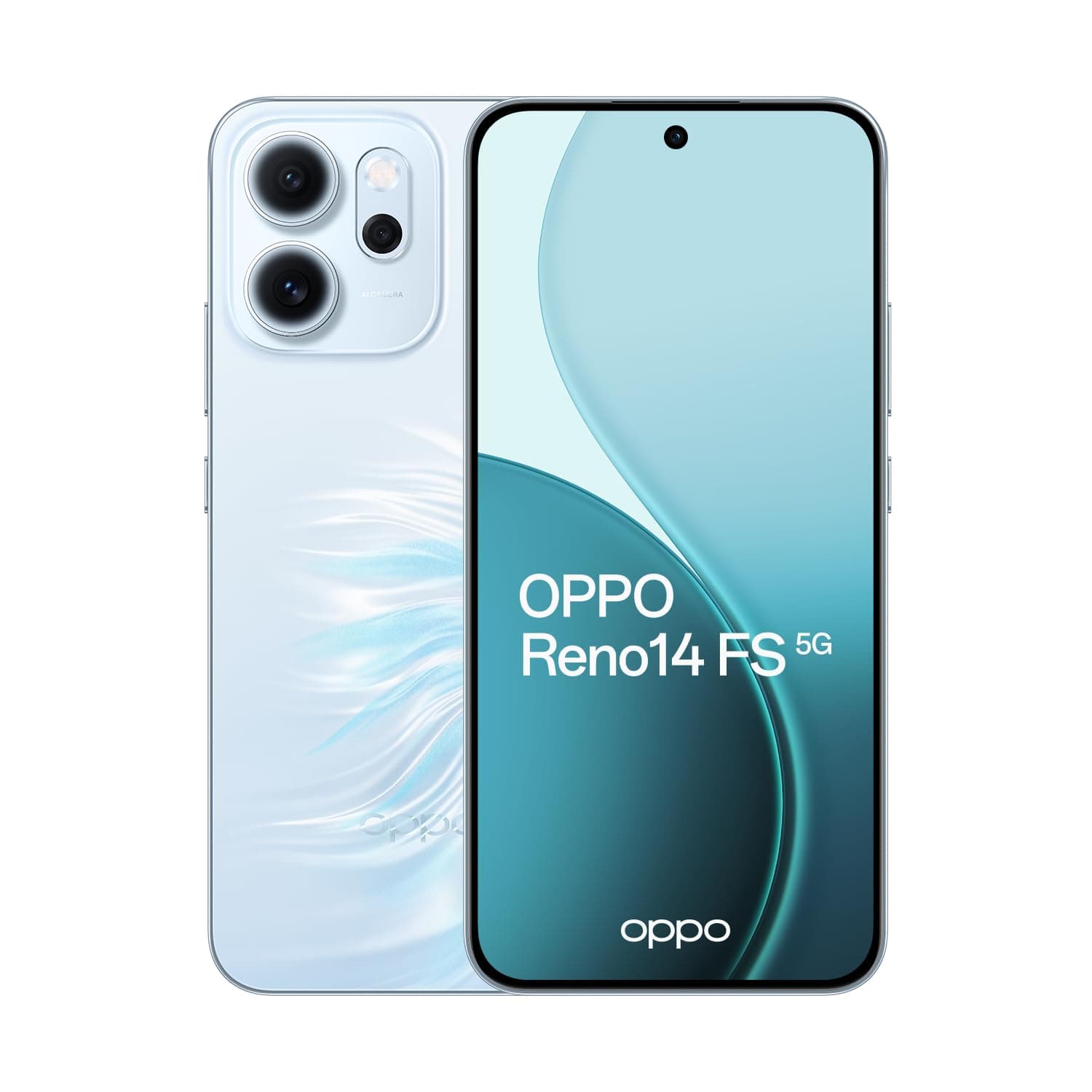 Oppo Reno14 FS Dual-SIM 512GB ROM + 12GB RAM (GSM Only | No CDMA) Factory Unlocked 5G Smartphone (Blue) - International Version