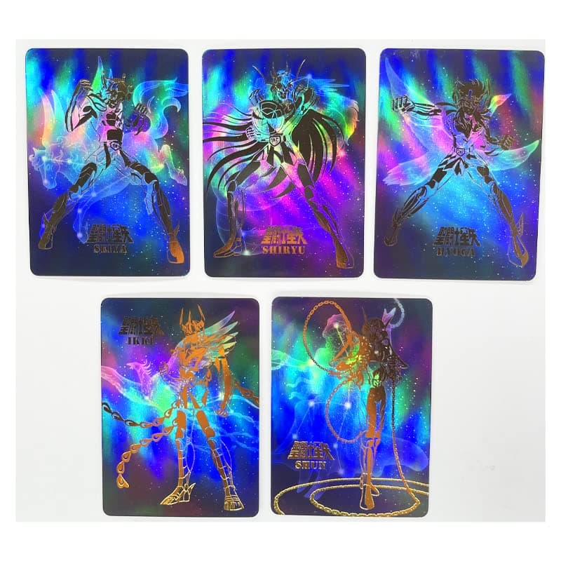 SA-LUX - 5pcs/set Seiya Тоуs Hobbies Hobby Collectibles Game Collection Anime Cards