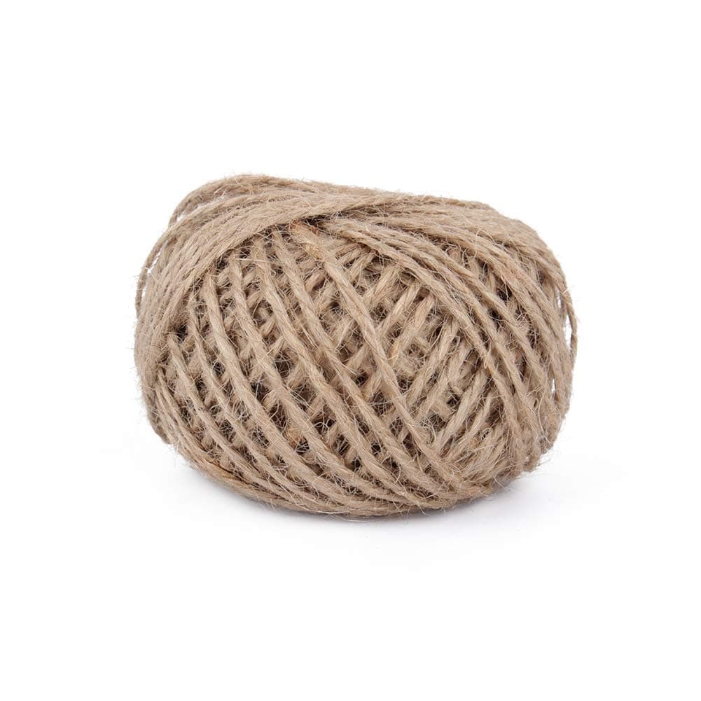 30M 1 Roll Jute Twine Rope Craft Gardening Plants Gift Wrapping Art Wedding Decoration Packaging Material String