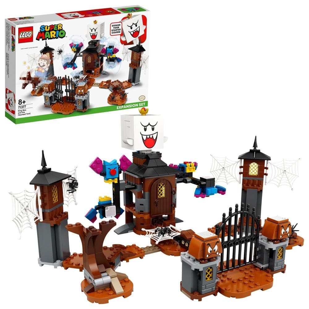 LEGO® Super Mario™ King Boo and the Haunted Yard Expansion Set 71377 Building Kit (431 Pieces)
