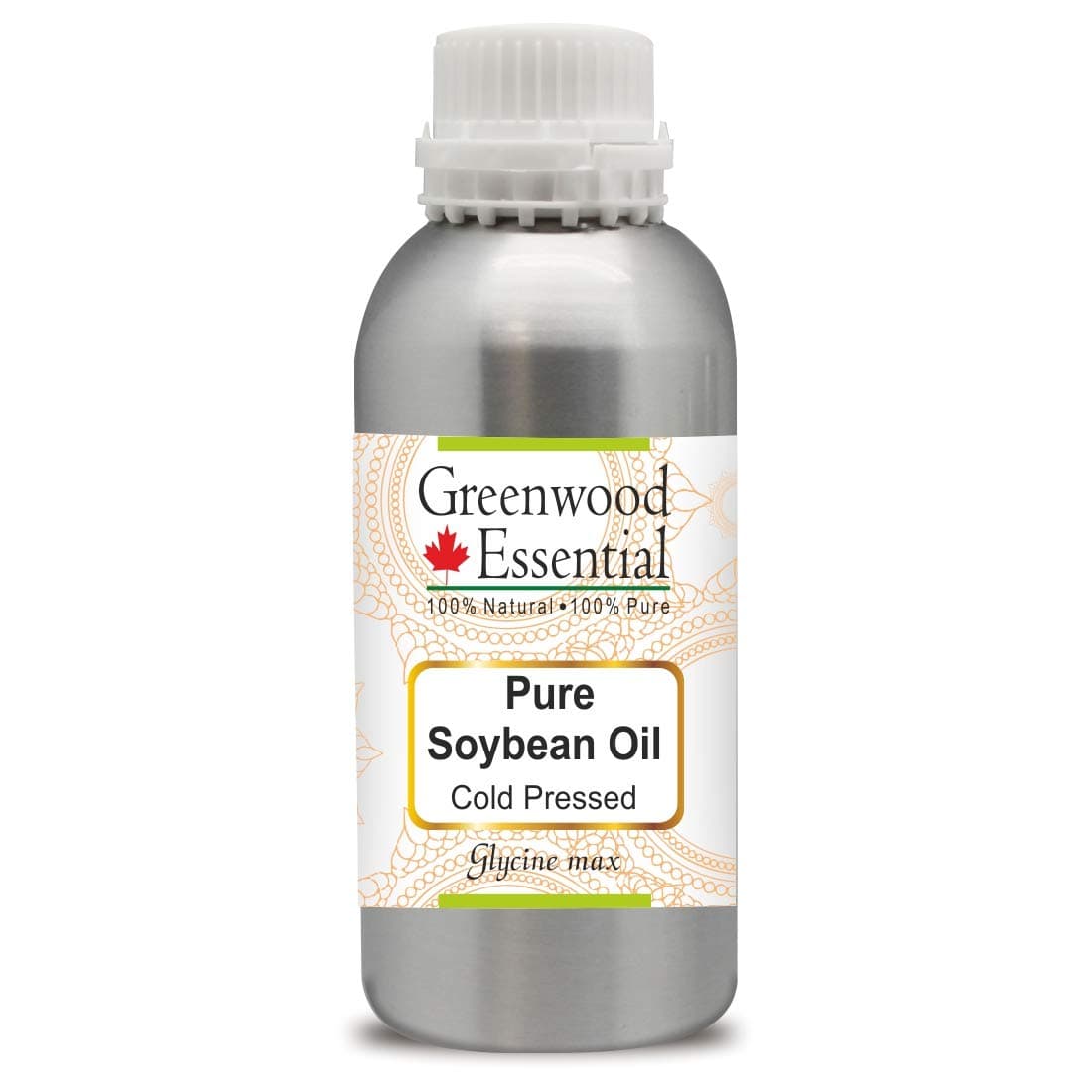 Greenwood Essential Pure Soybean Oil (Glycine max) Natural Therapeutic Grade Cold Pressed 630ml