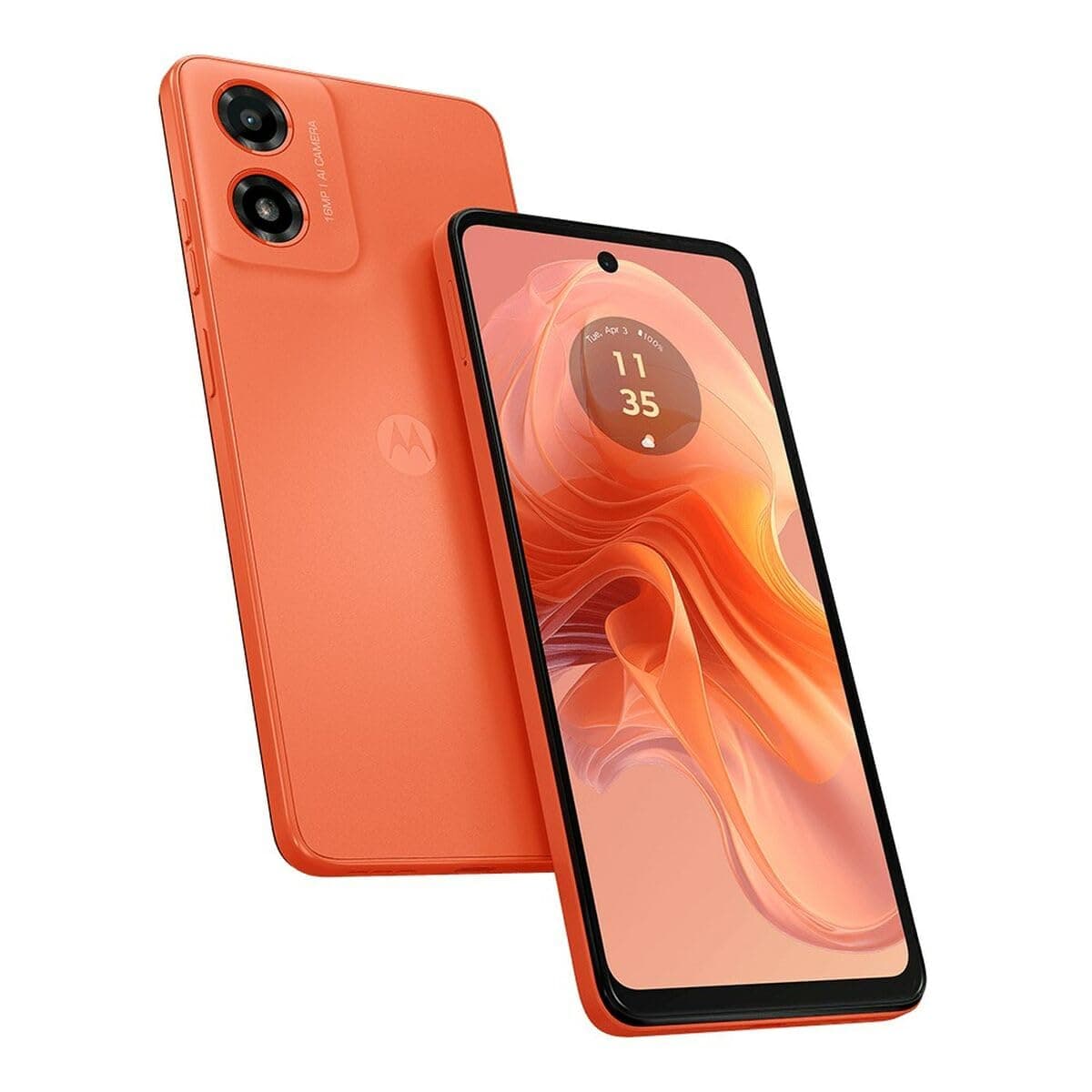 Motorola Moto G04 Dual-SIM 128GB ROM + 8GB RAM (GSM Only | No CDMA) Factory Unlocked 4G/LTE Smartphone (Sunrise Orange) - International Version
