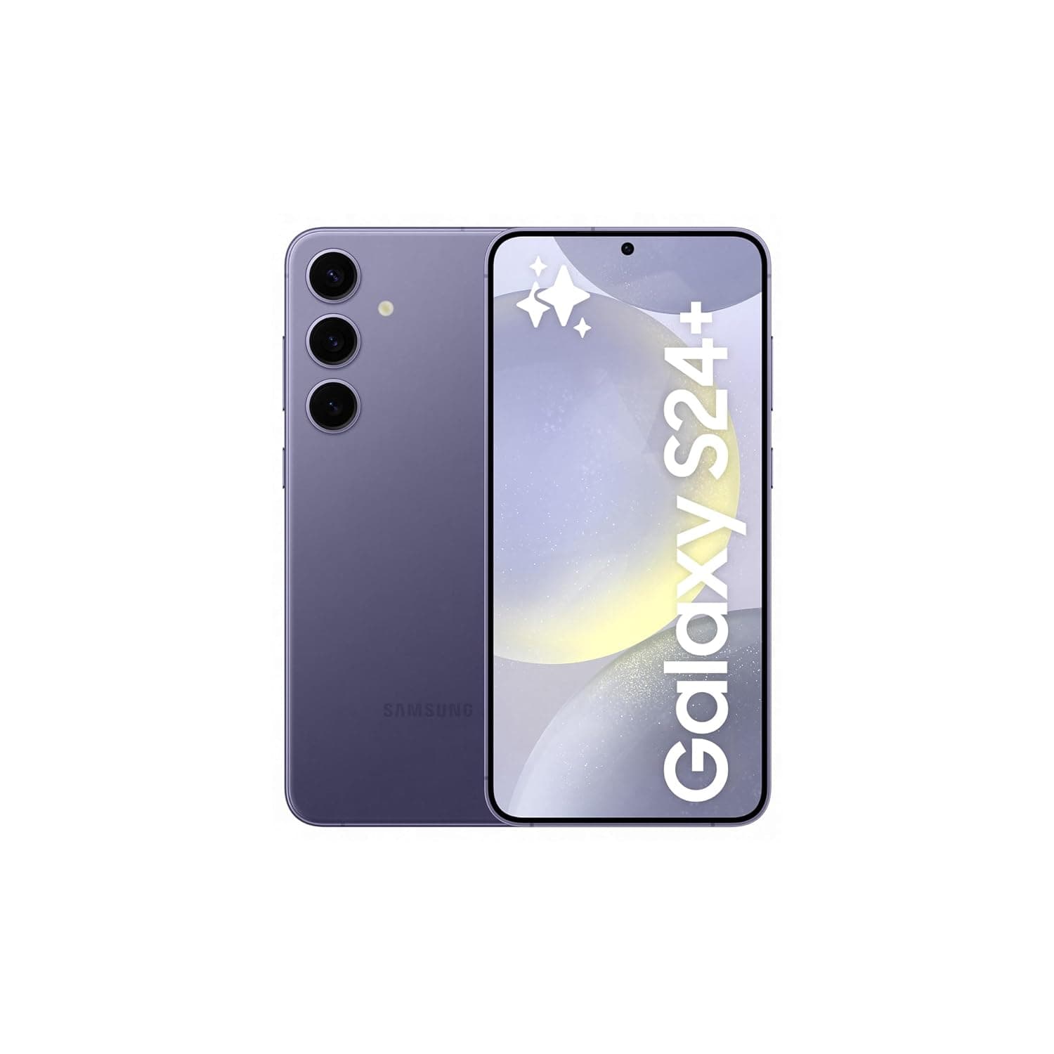 SAMSUNG Galaxy S24+, AI Phone, 256GB Storage, Cobalt Violet, 12GB RAM, Android Smartphone, 50MP Camera, Bigger Display, Faster RAM, Long Battery Life (KSA Version)