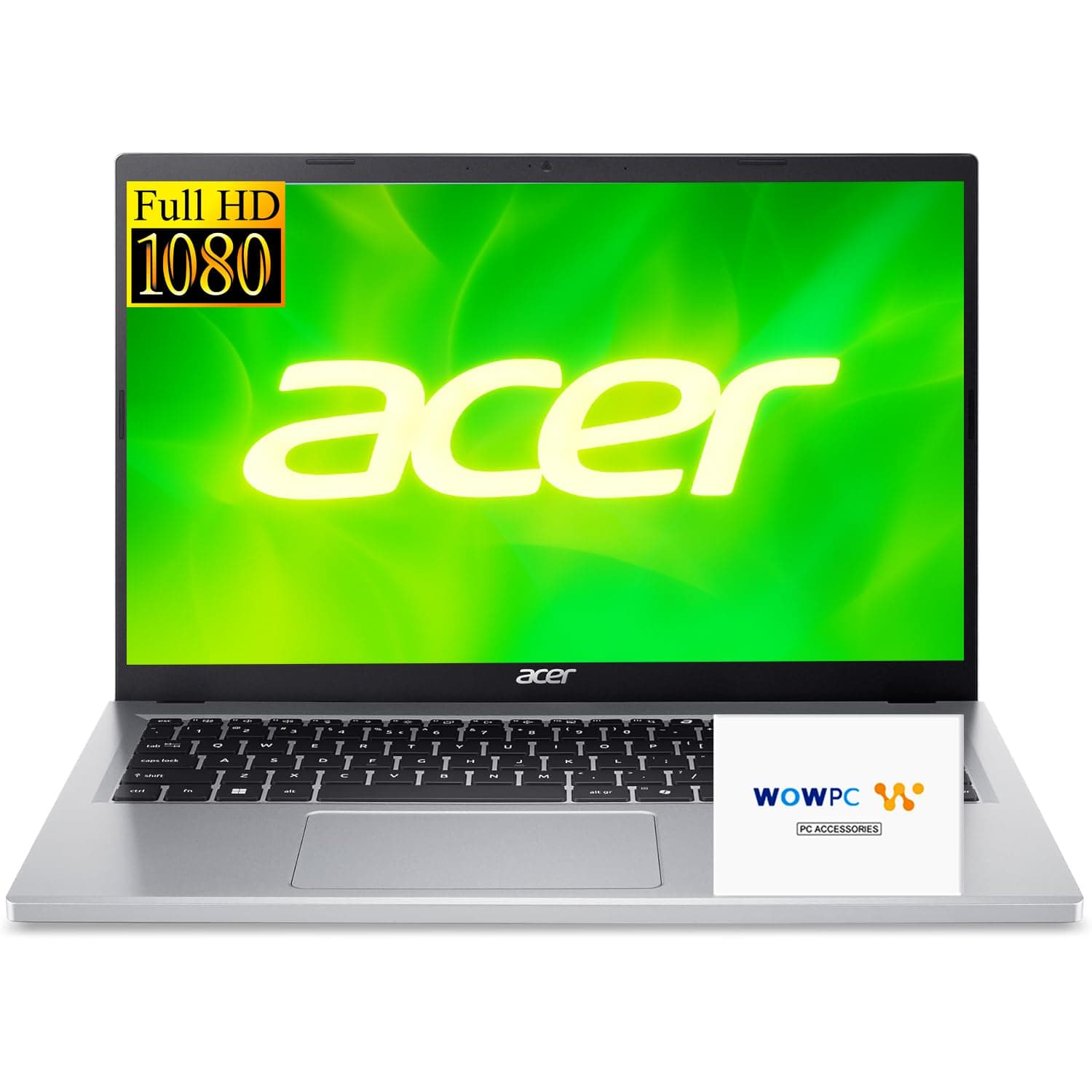 Acer Aspire Go 15 Slim Laptop | 15.6” Full HD Display | Powerful 8-Core Intel Core 3 N355 | 16GB RAM | 512GB SSD | Copilot AI Ready | Microsoft Office | HDMI | Wi-Fi 6 | Windows 11 Home | WOWPC USB