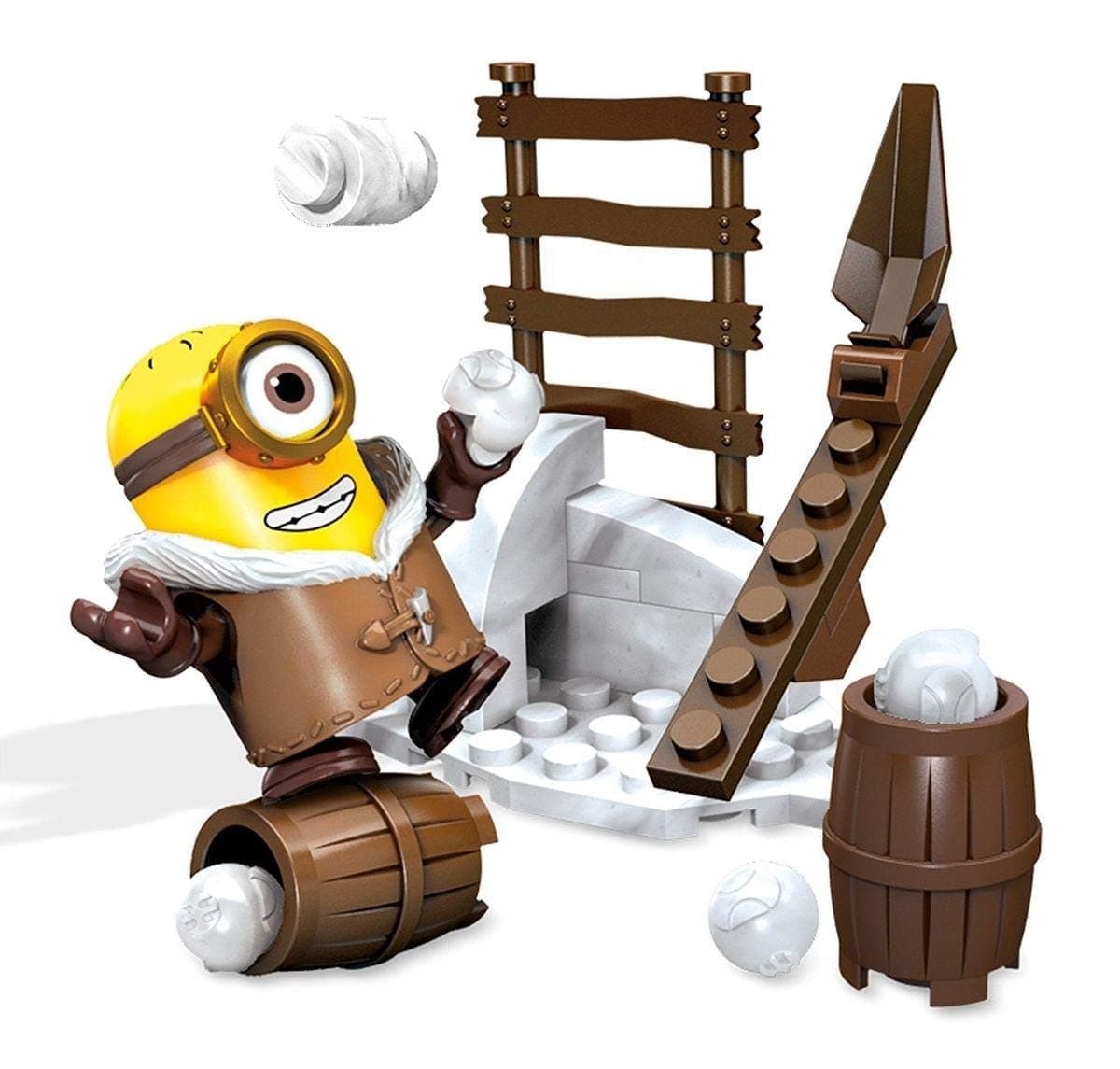Mega Construx 26-Piece Construction Set, Snowball Fight