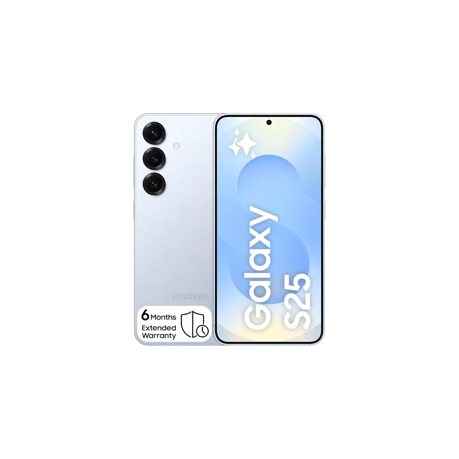 جوال جالكسي S25 بتقنية الذكاء الاصطناعي، ذاكرة تخزين 256GB، ذاكرة RAM 12GB، جوال ذكي يعمل بنظام اندرويد، كاميرا 50MP، (إصدار المملكة العربية السعودية) حصري من أمازون من سامسونج، أزرق (Icyblue)