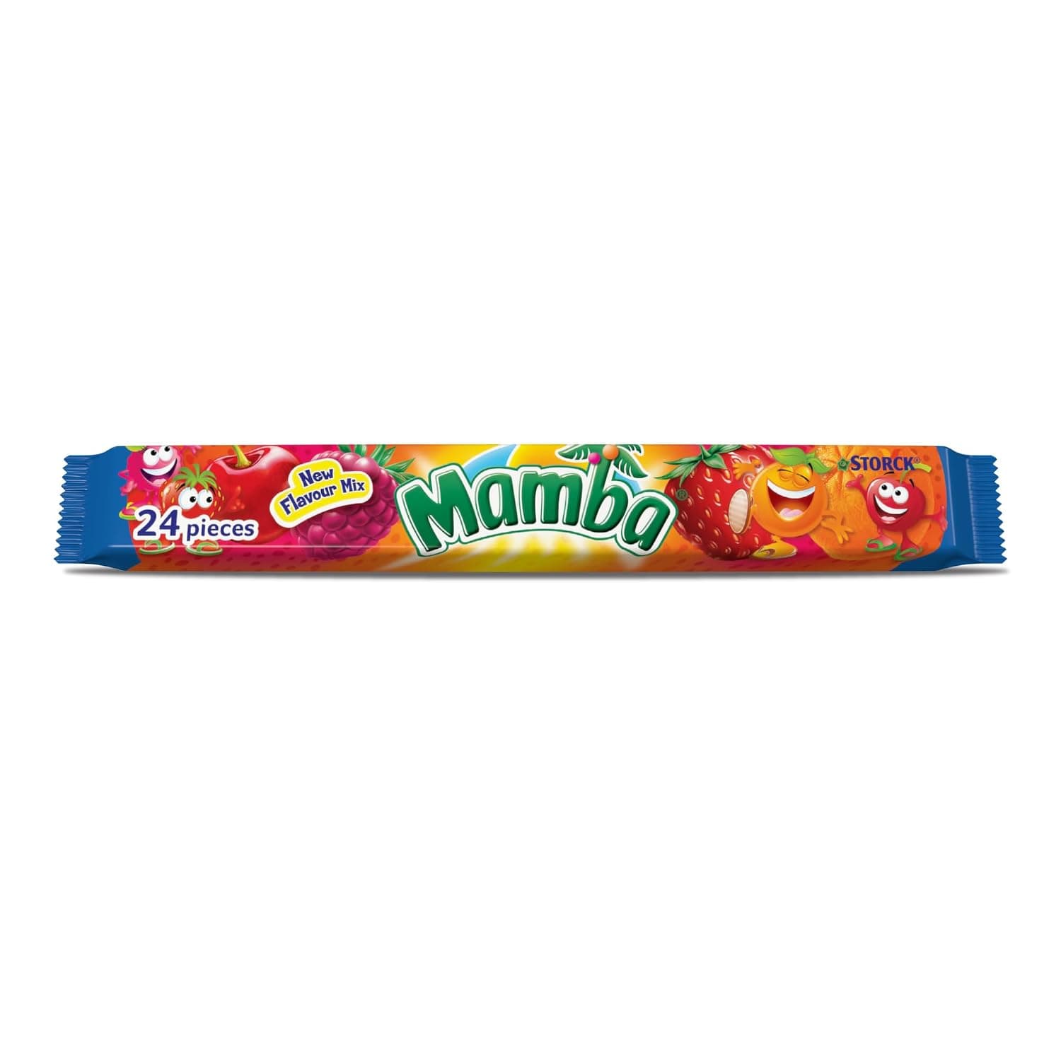 Mamba Candy, Delicious and Refreshing Mamba Fruit Chews, Pack of 6, 26.5g Each, Assorted Fruit Flavors, Contains 24 Pieces