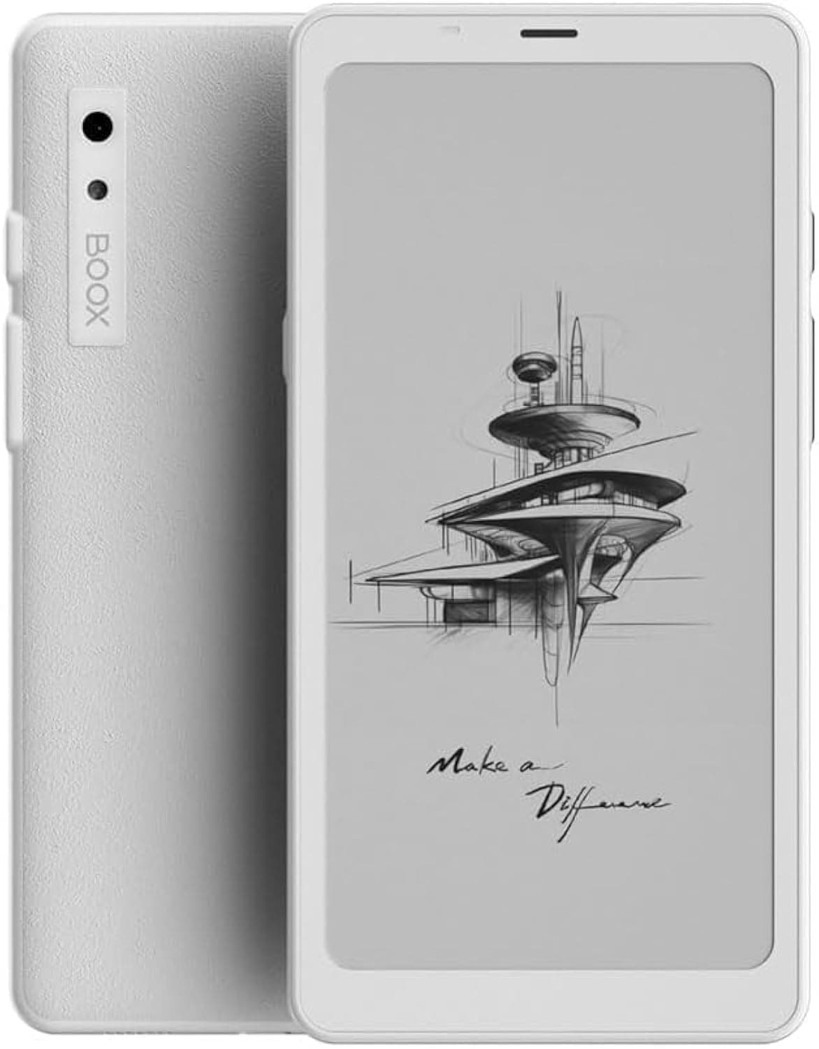 BOOX Palma Mobile ePaper 6GB+128GB With Qualcomm Octa-Core + BSR GPU, G-Sensor, Front Light,16MP Rear Camera, w/o sim, White