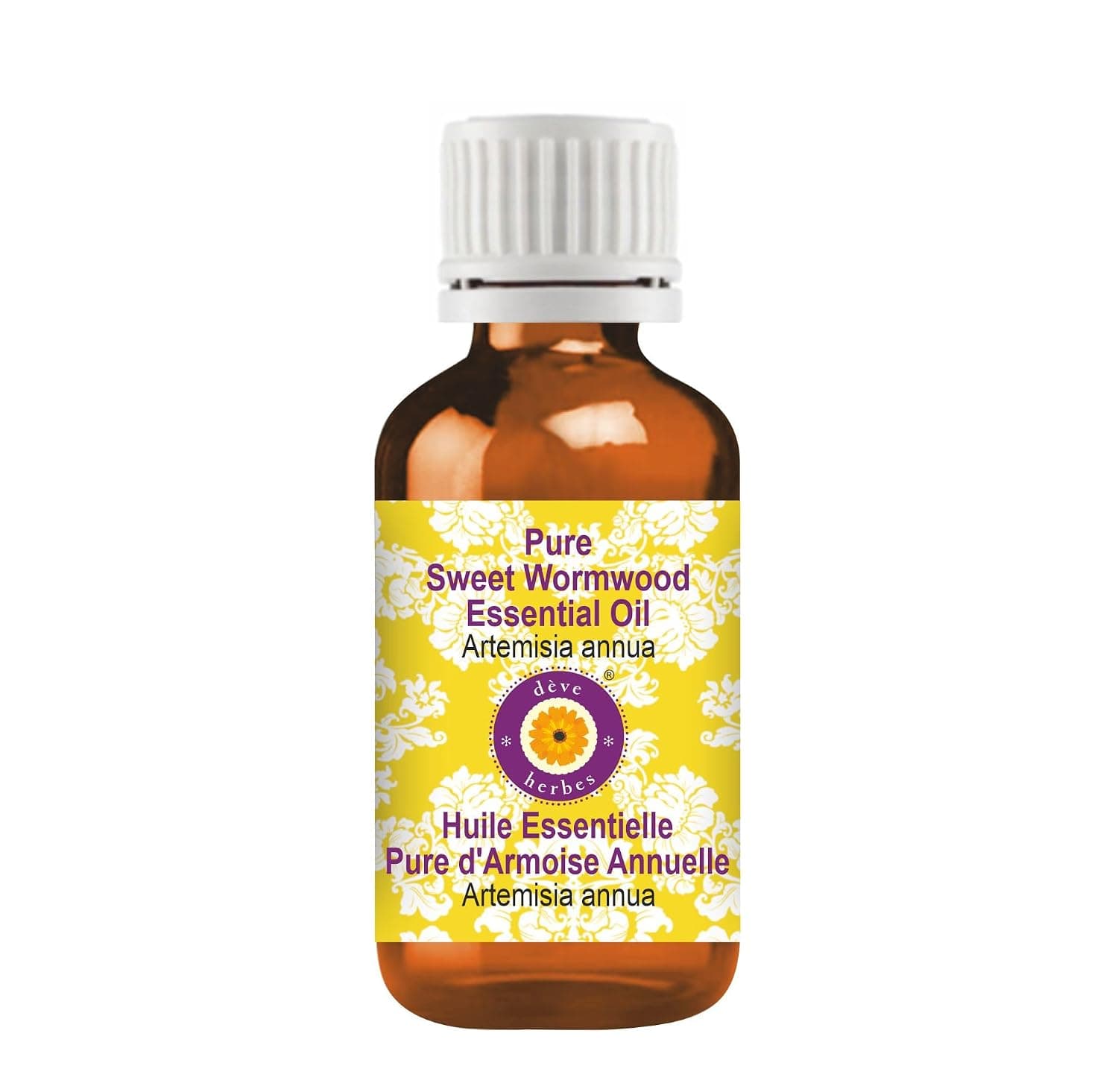 Deve Herbes Pure Sweet Wormwood Essential Oil (Artemisia annua) Steam Distilled 15ml (0.50 oz)