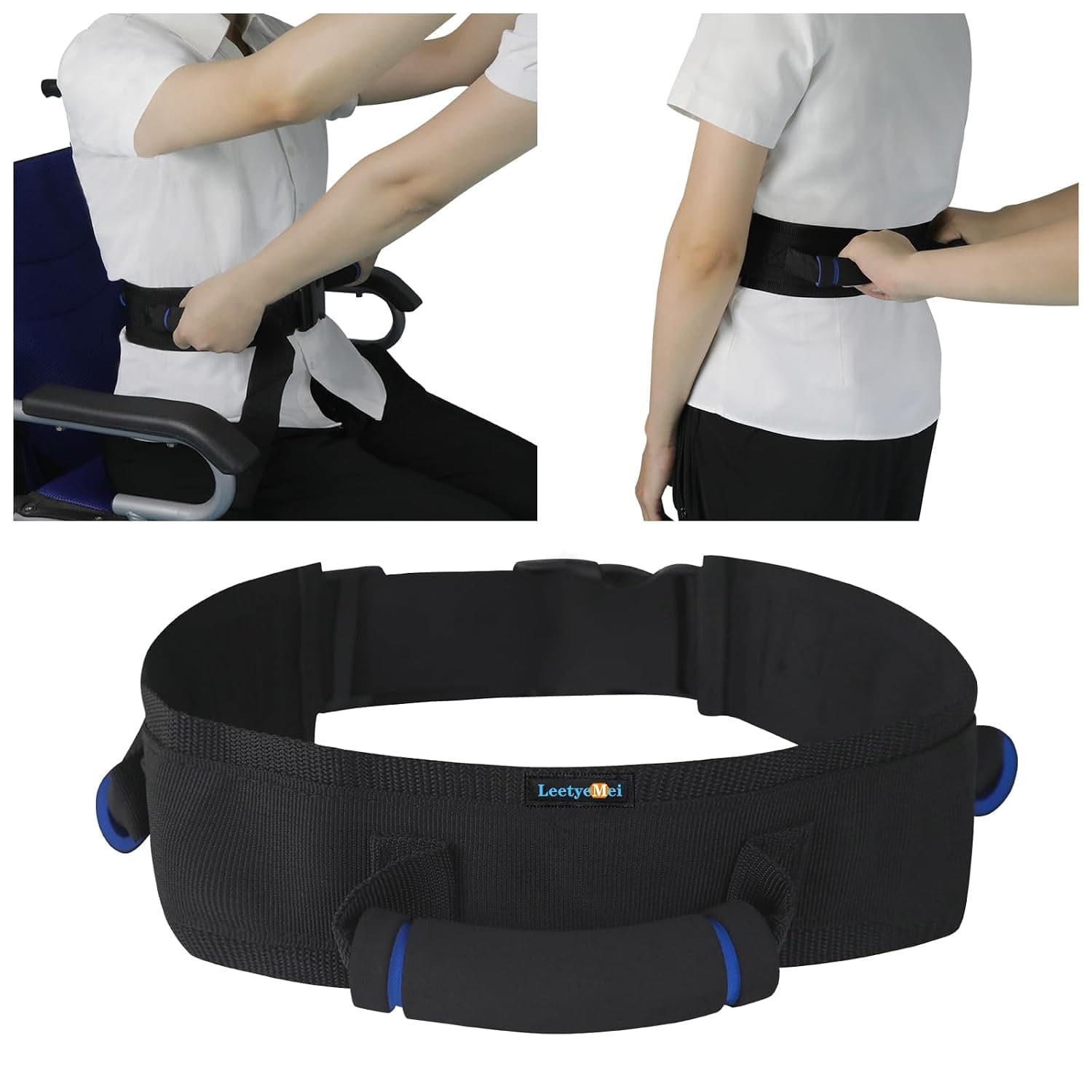 Gait Belt Transfer Belts for Seniors, Walking Gait Belt with Handles | Handling Belt for Elderly, Patient Transfer Belt for Lifting Seniors, Adjustable Lift Belts for Elderly Patient Care