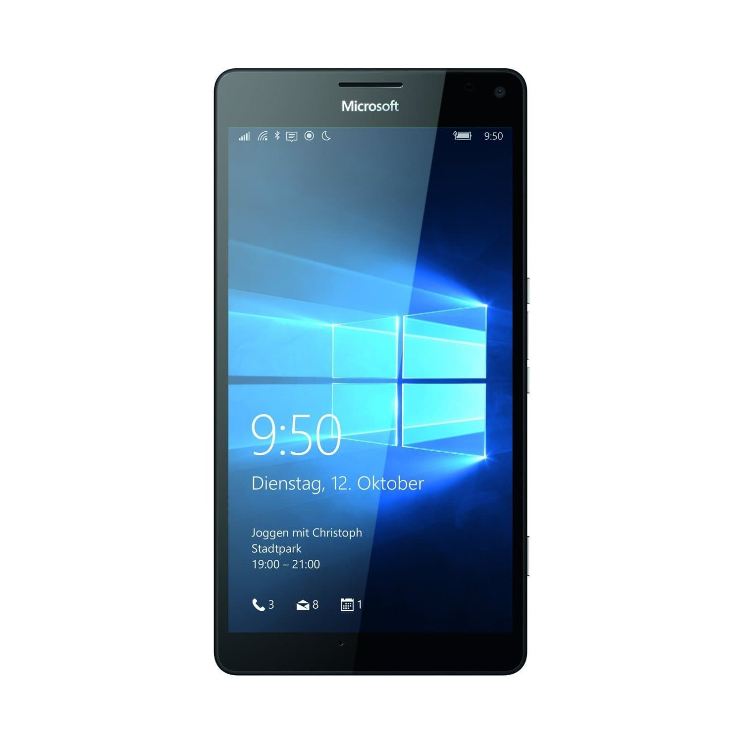 Microsoft Lumia 950 XL Single-SIM 32GB ROM + 3GB RAM (GSM Only | No CDMA) Factory Unlocked 4G/LTE Smartphone (Black) - International Version