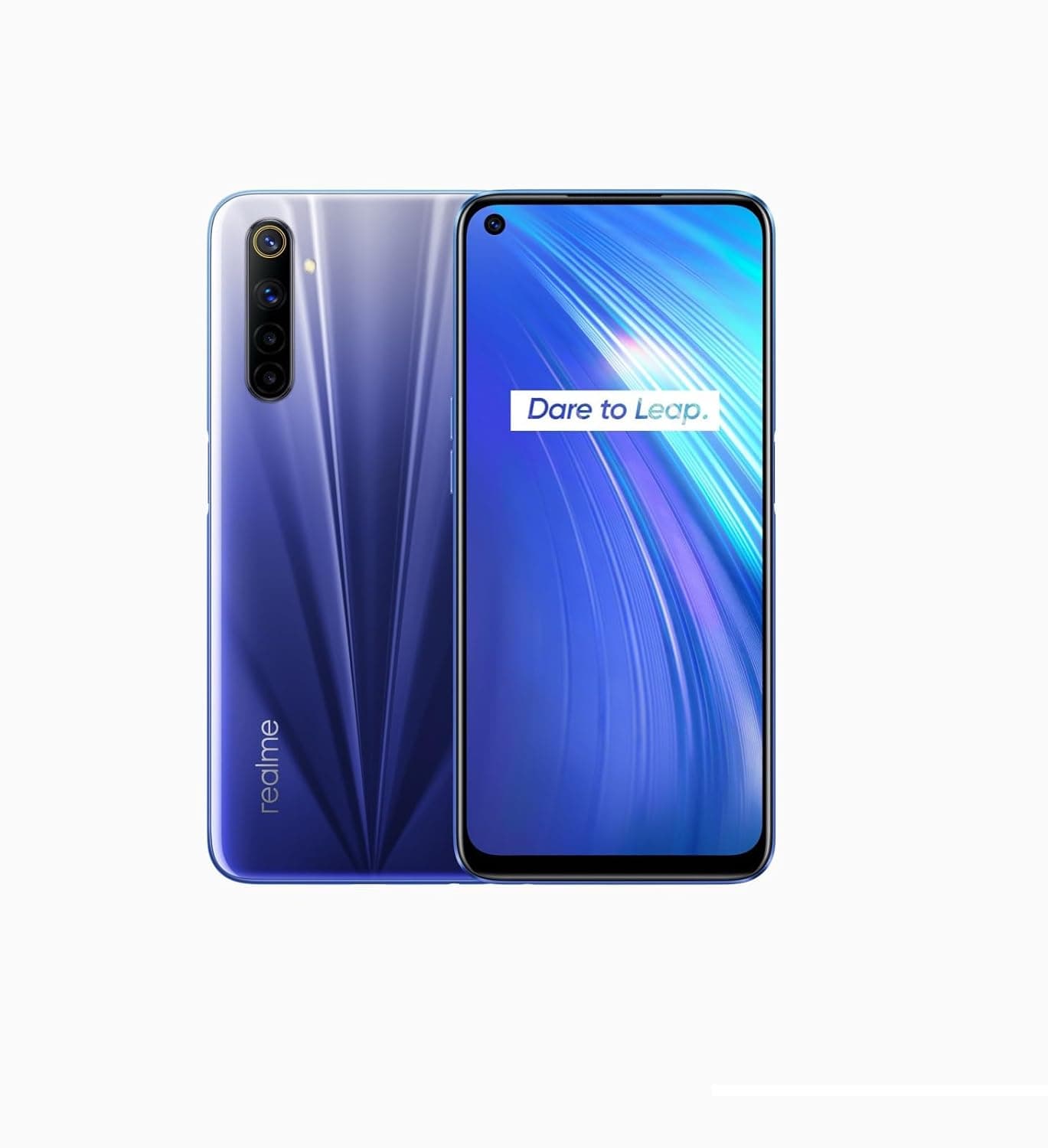 Realme 6 DUAL-SIM 128GB ROM + 8GB RAM (GSM Only|No CDMA) Factory Unlocked 4G/LTE Smartphone (Comet Blue) - International Version