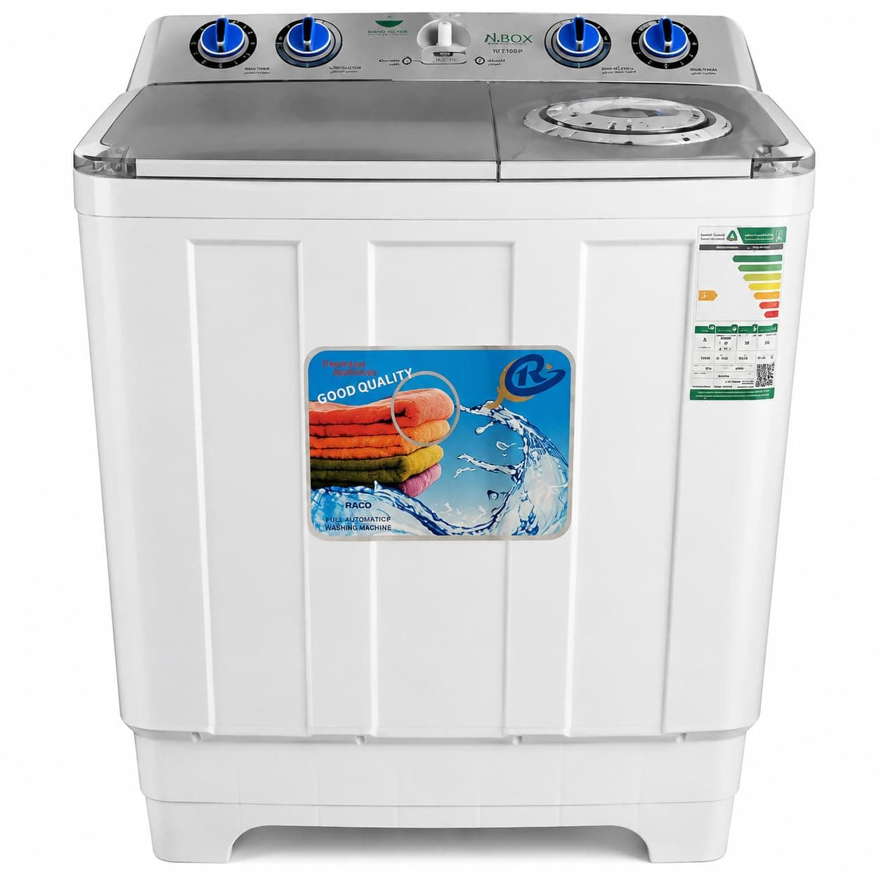 WBOX 10K Twin Tub Washing Machine - Top Load - White - WB12TTW