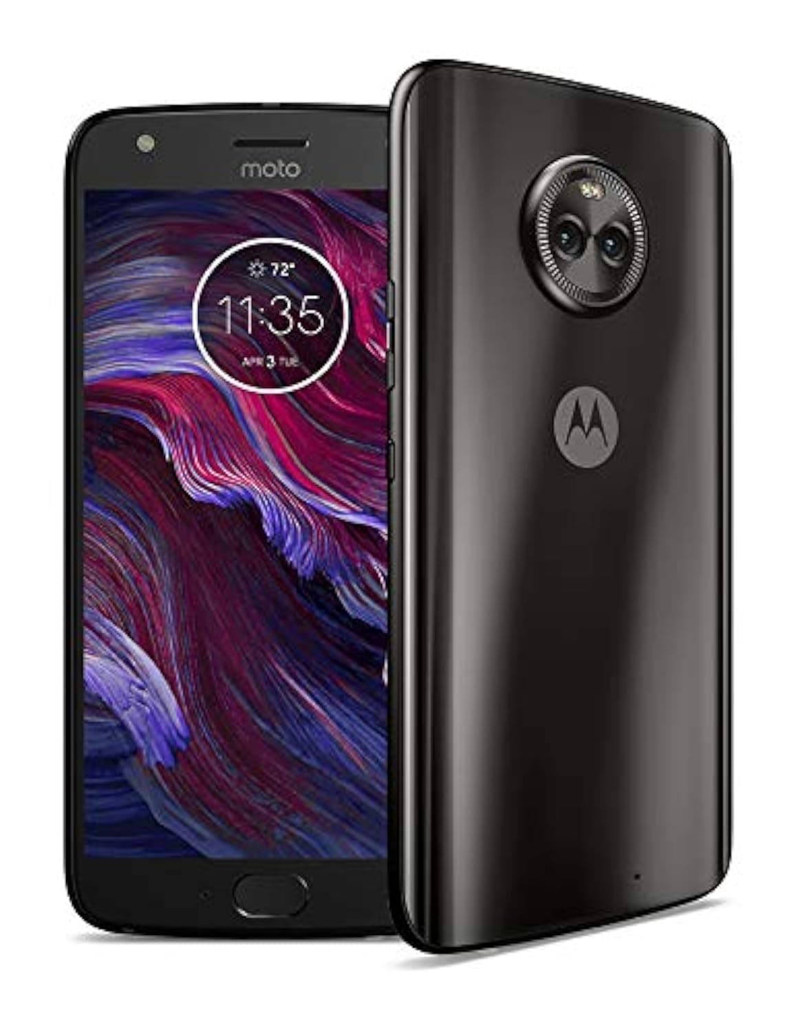 Motorola Moto X4 SINGLE SIM 64GB ROM + 4GB RAM (GSM Only | No CDMA) Factory Unlocked 4G Smartphone (Super Black) - International Version