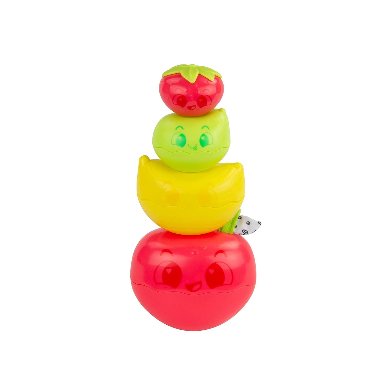 Lamaze Stack and Nest Fruit Pals, Stacking Toy, Newborn Baby Toy, Sensory Toy for Babies with Colours and Sounds, Development Toy for Boys and Girls Aged 12 Months + | Play Food Toys, Colorful Design, Baby Sensory Toys, Toddler Stacking Toys, Ages 12 Months And Up, Giftable Toy Set
