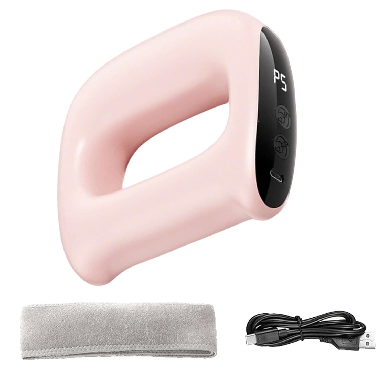 Deep Tissue Ring Body Fascia Massager Vibrations Ring | Portable Electric Massage Tool Muscle Relaxation for Belly Legs Abdomen Arms Waist