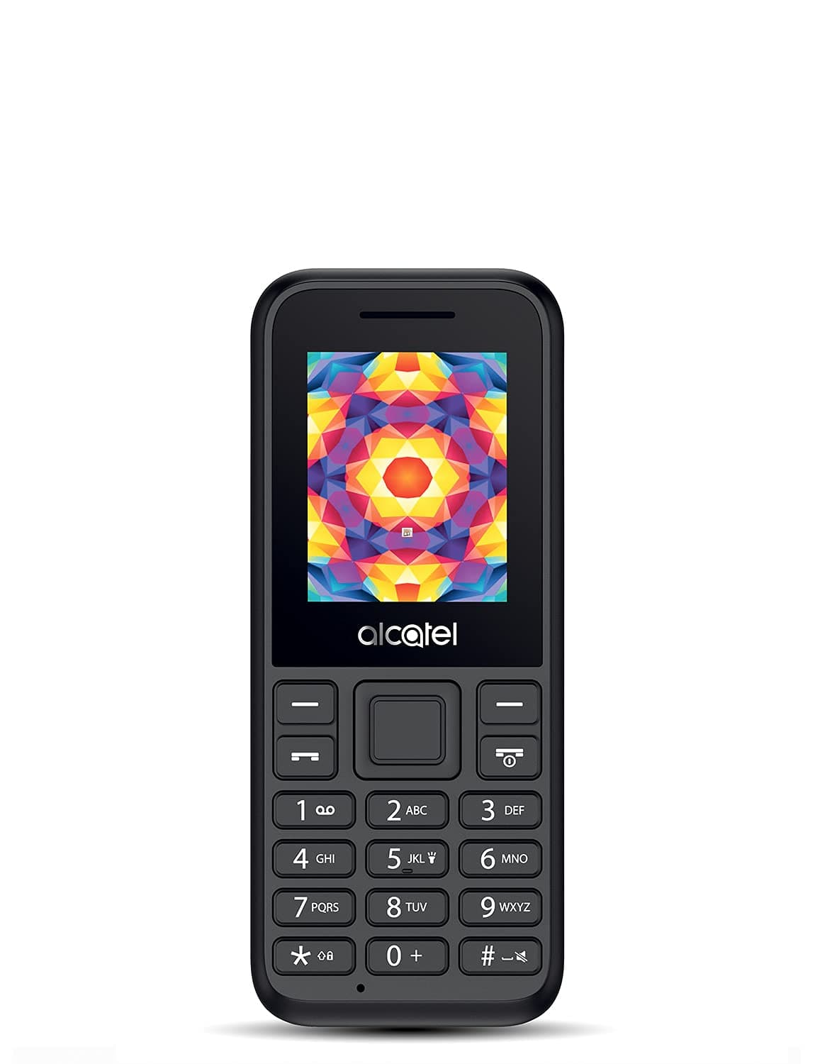Alcatel 1066G Dual-SIM 4MB RAM (GSM Only | No CDMA) Factory Unlocked 2G GSM Cell Phone (Black) - International Version