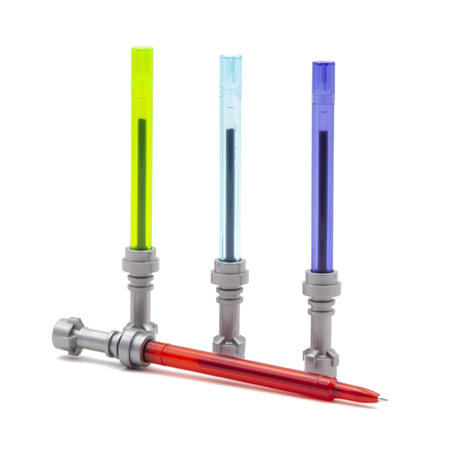 IQ 52875 LEGO Star Wars Lightsaber Gel Pen Set Lichtschwert Pack of 4 Laser Sabre 13Cm, 4 Count (Pack of 1)