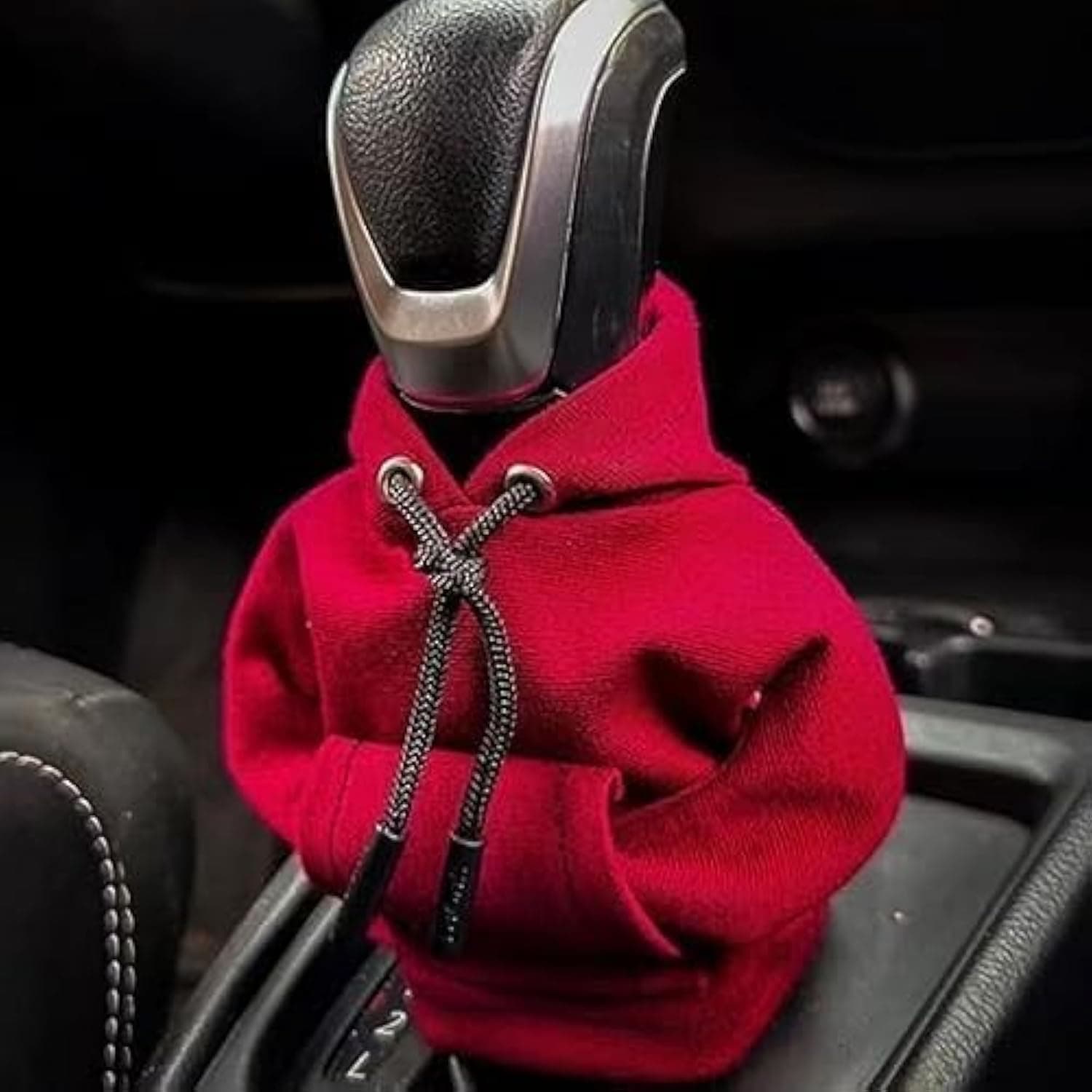 Car Shift Knob Hoodies Cover, 2023 Newest Car Universal Gear Shift Knob Cover, Fashionable Hooded Shirt, Trendy Hoodies For Car Shifter, Fashionable Automotive Interior Accessories