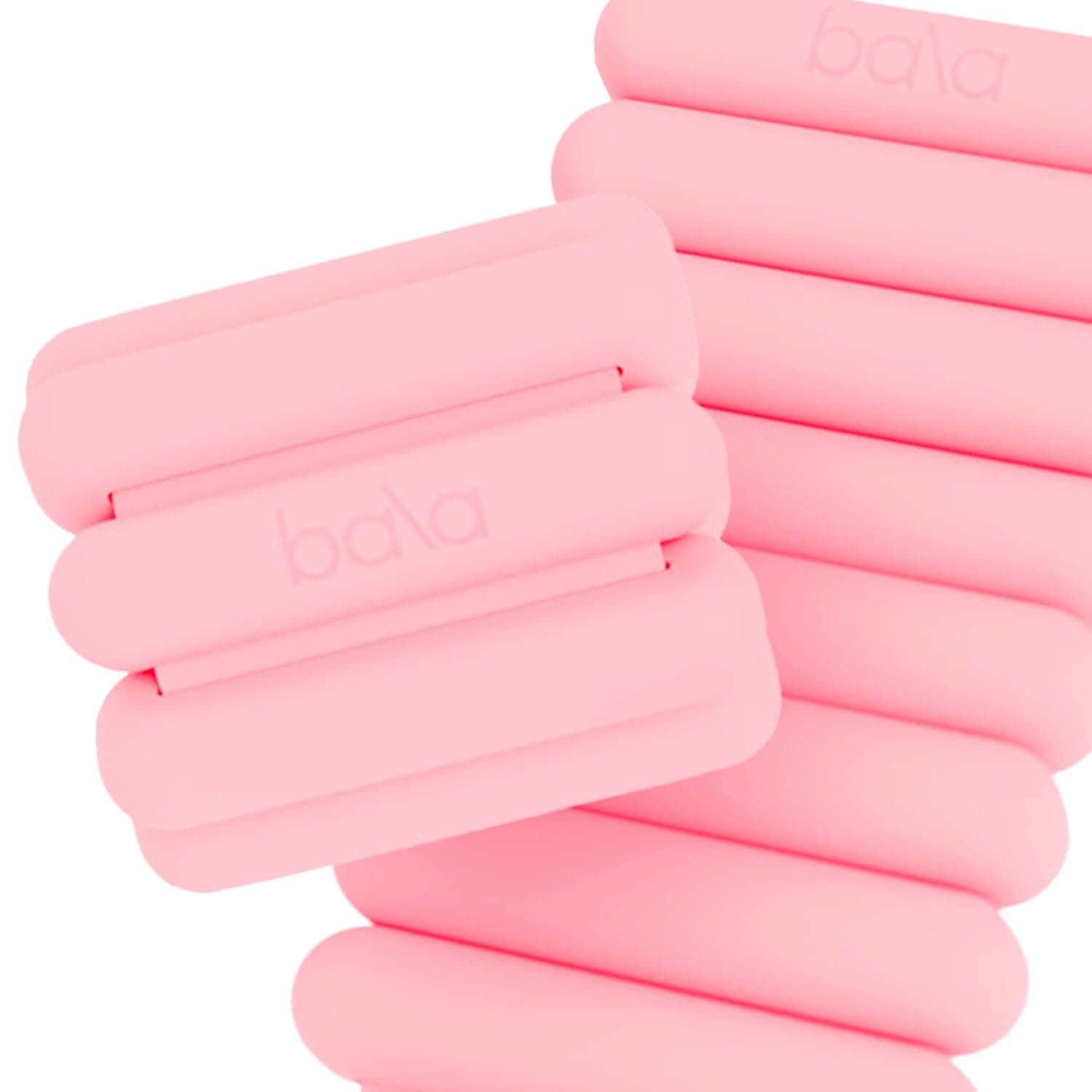 Bala Bangles - Set of 2 (1lb & 2lb Each) | Adjustable Wearable Wrist & Ankle Weights | Yoga, Dance, Barre, Pilates, Cardio, Aerobics, Walking