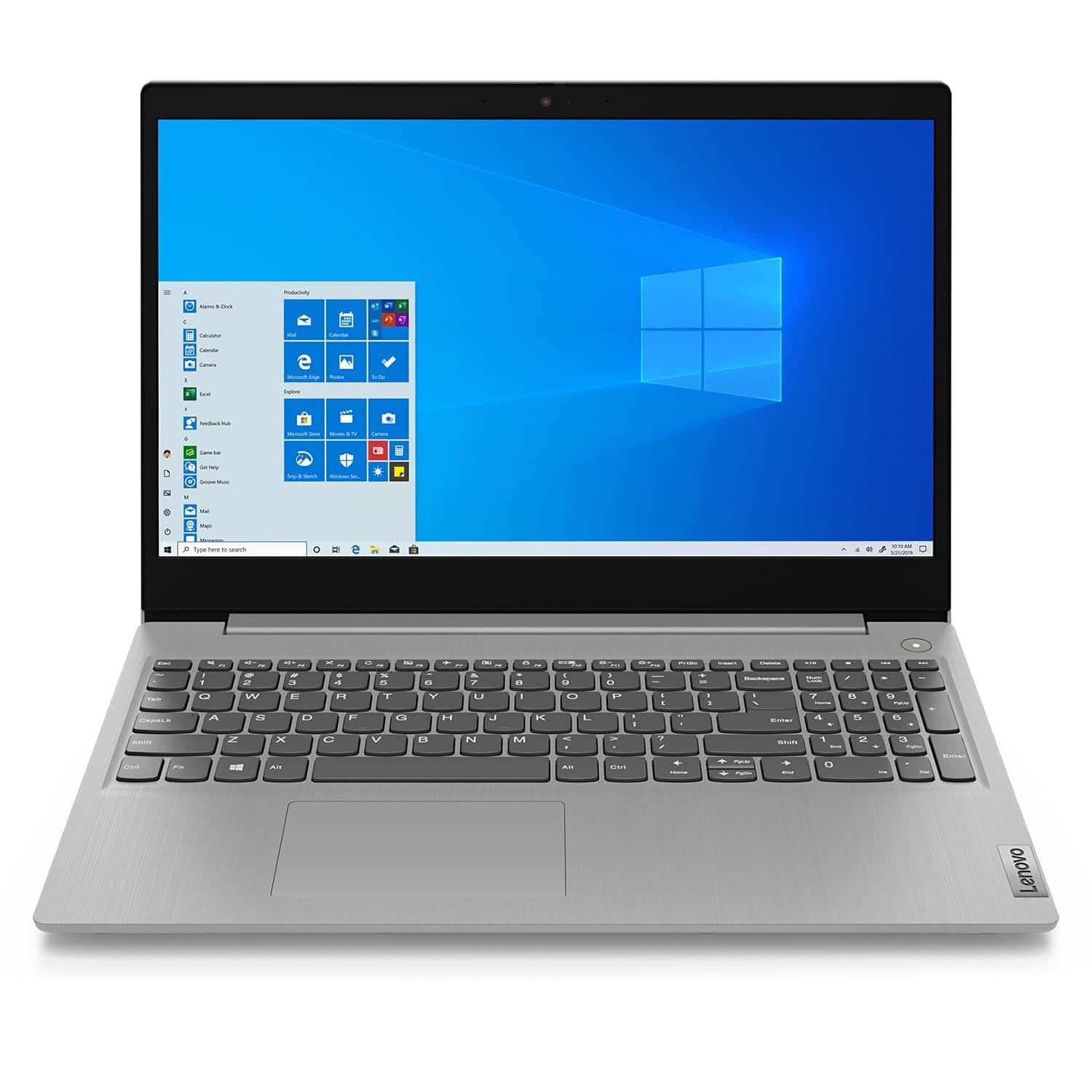 Lenovo Ideapad 3i 15IIL05 Laptop, Intel Core i3, RAM 8GB, HDD 1TB + 256GB SSD, Windows 10, Silver