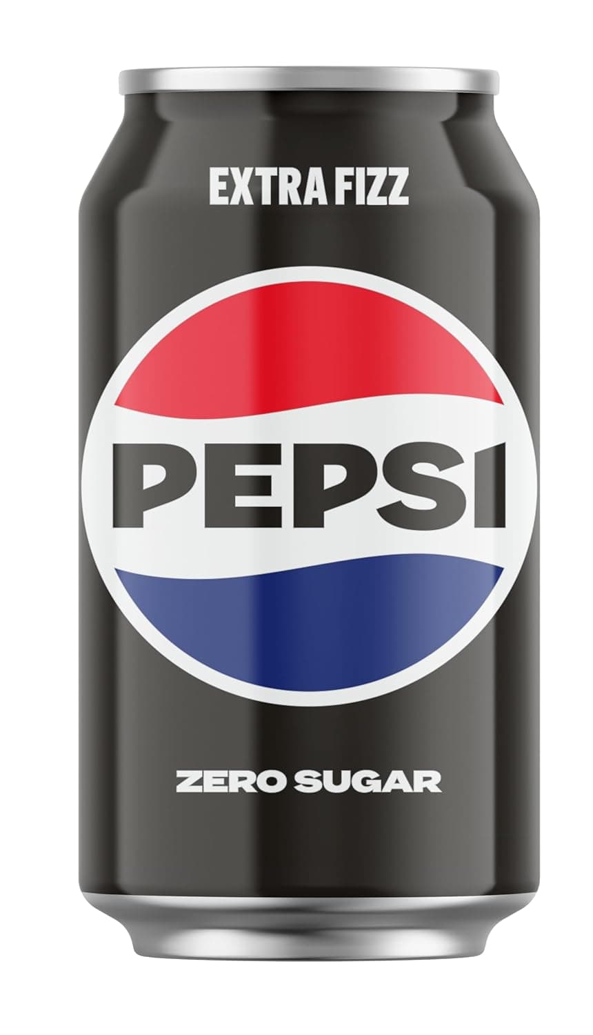 Pepsi Zero Sugar Fizz Soft Drink, Cans, 330 ml