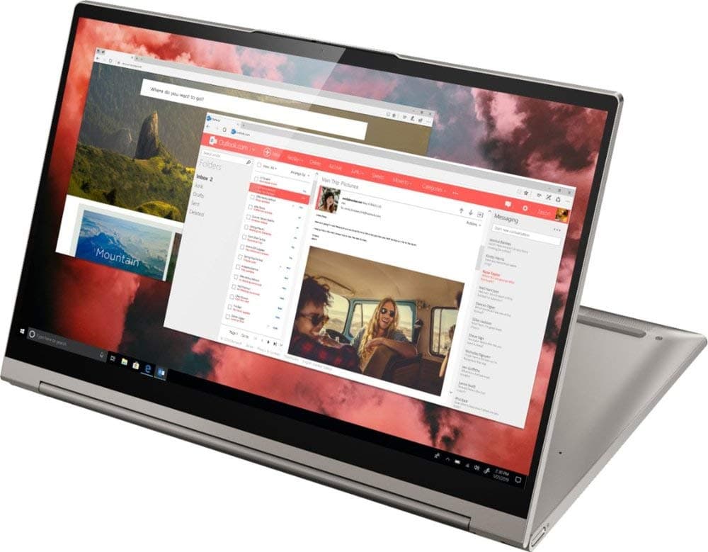 2020 Lenovo - Yoga C940 2-in-1 14" 4K Ultra HD Touch-Screen Laptop - Intel Core i7-1065G7 (up to 3.90 GHz) - 16GB LPDDR4 Memory - 1TB SSD PCIe - Fingerprint Reader - Active Pen -Mica