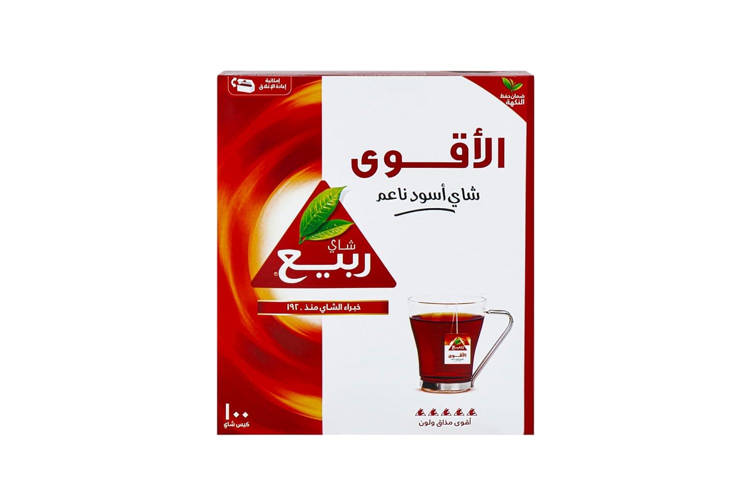شاي أسود قوي للغاية من ربيع 100 كيس
