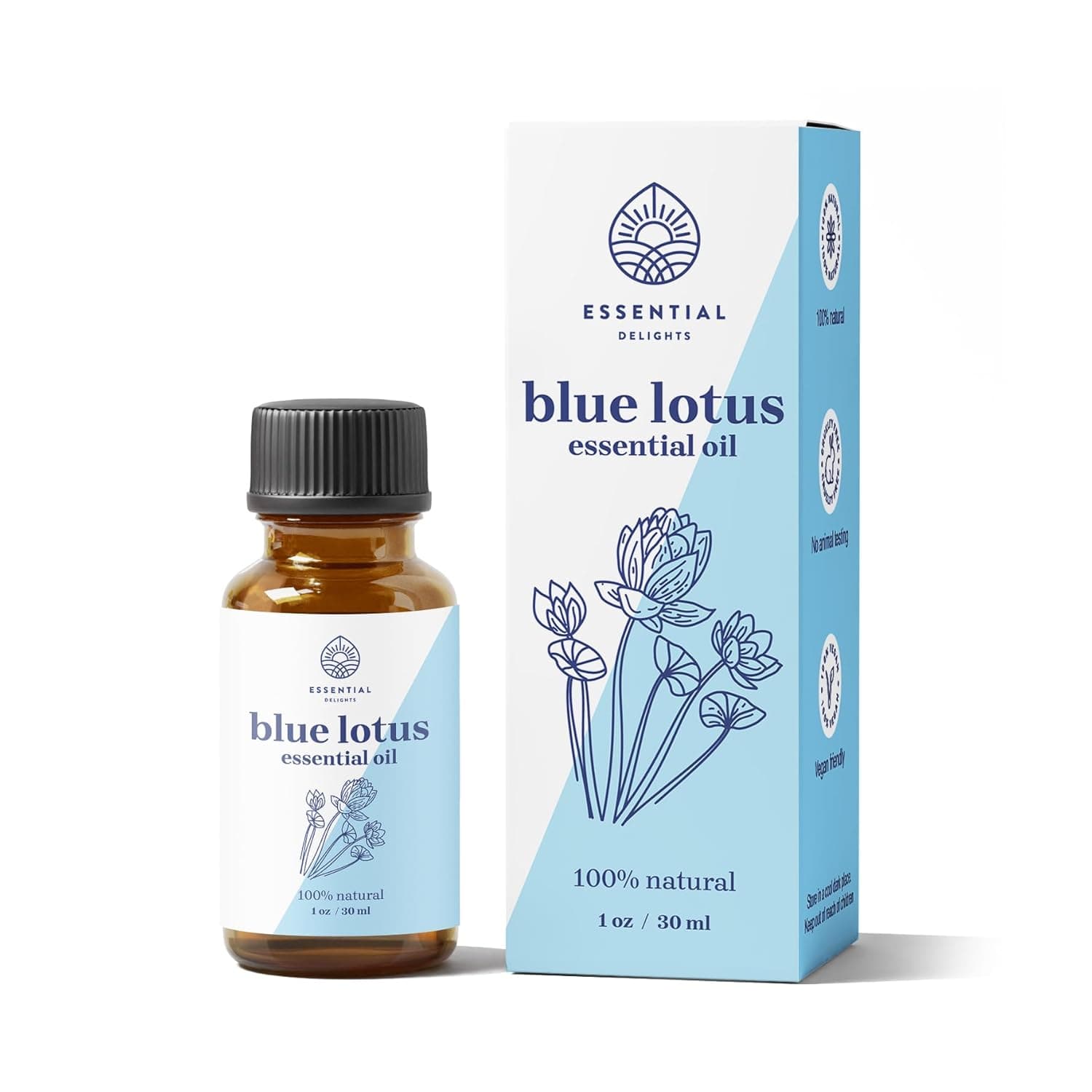 Blue Lotus Oil - Premium Grade Oil (1 oz.) | for Aromatherapy, Soaps, Lotions, & Candles | Vegan & Cruelty Free