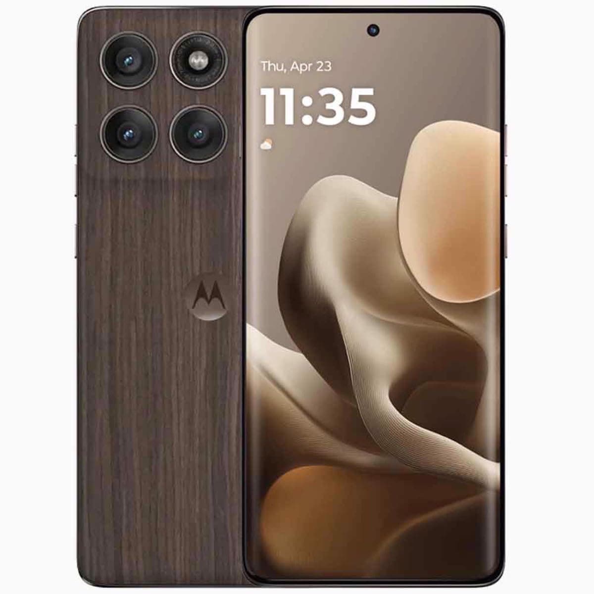 Motorola Edge 60 Pro Dual-SIM 512GB ROM + 12GB RAM (GSM Only | No CDMA) Factory Unlocked 5G Smartphone (Pantone Walnut) - International Version