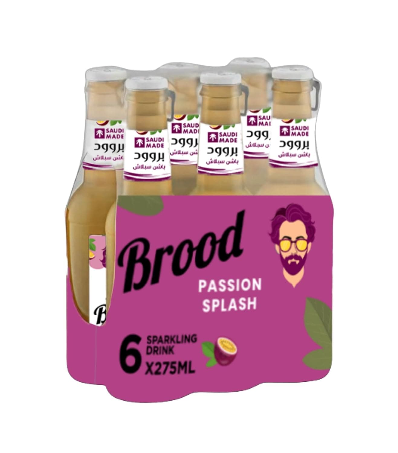 Brood Passion Mix - Sparkling Drink 6 x 275 ml