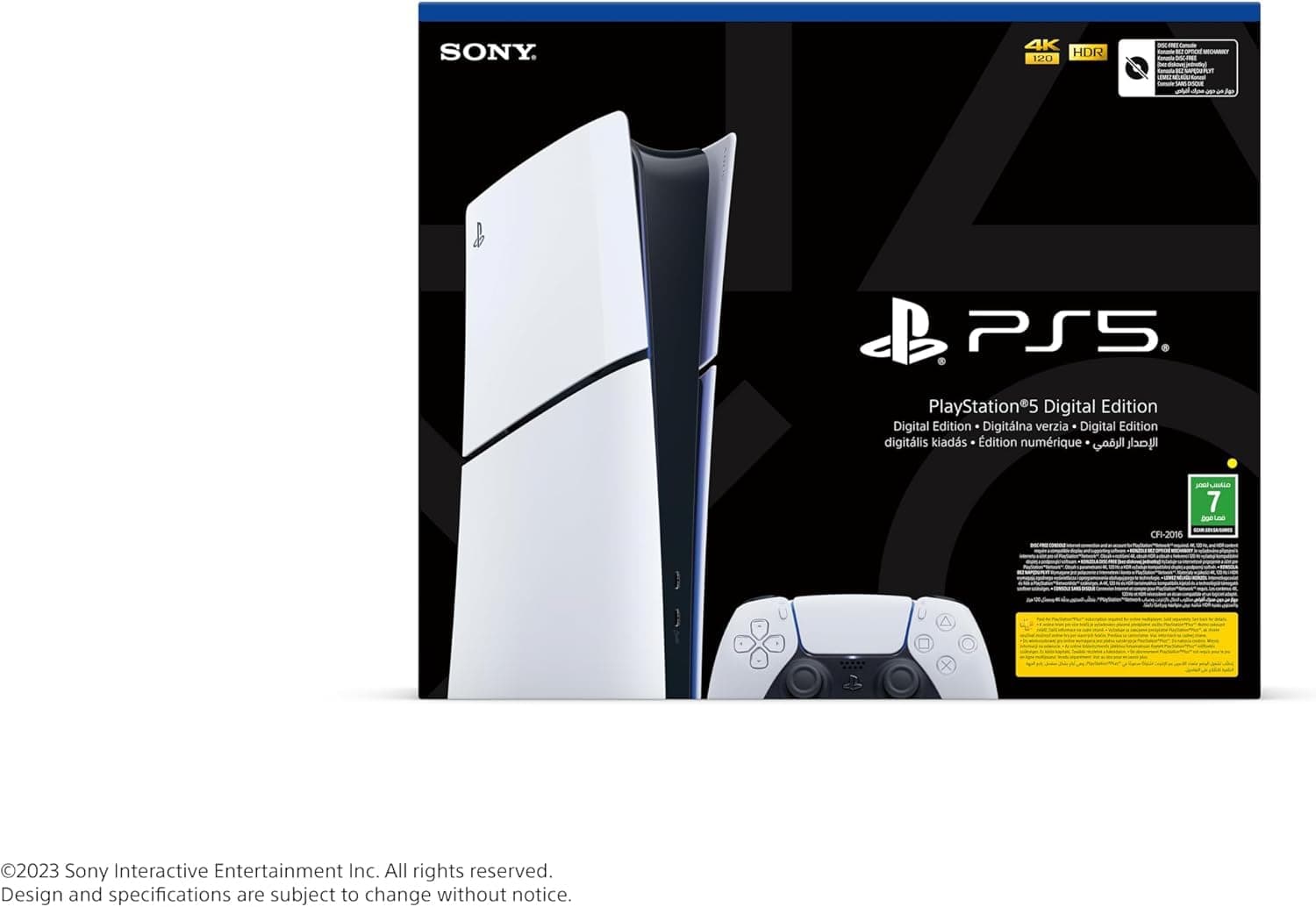 PlayStation (Refurbished) 5 Digital Edition Console (SLIM) - KSA Version