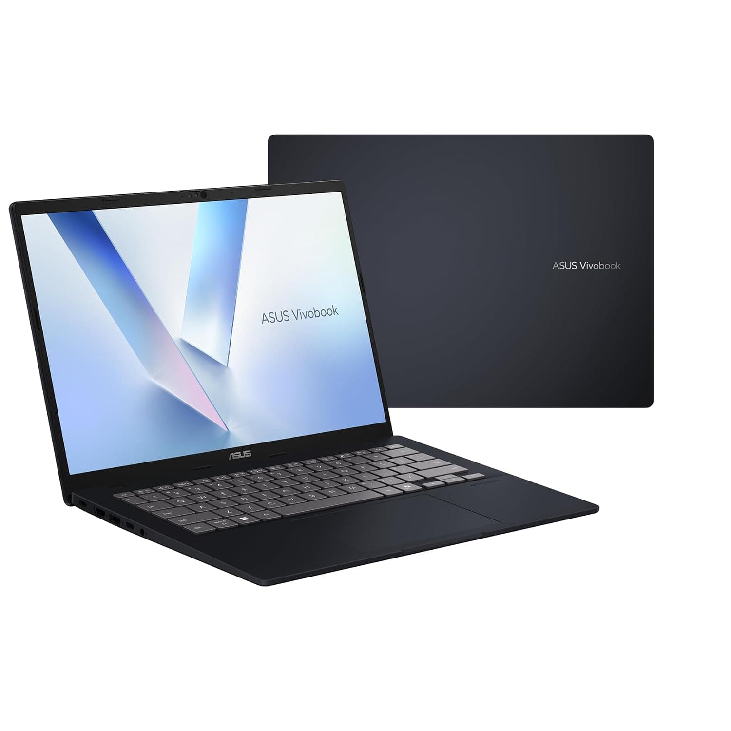 Vivobook 14 Laptop X1407QA-LY034W, 14" WUXGA (1920 x 1200) Display 60Hz,Qualcomm Snapdragon X1 SE Processor /16GB RAM DDR5/512GB SSD/FHD CAM/1.49KG/ Type C charge/Windows 11 /EnglishArabic Key/Blue