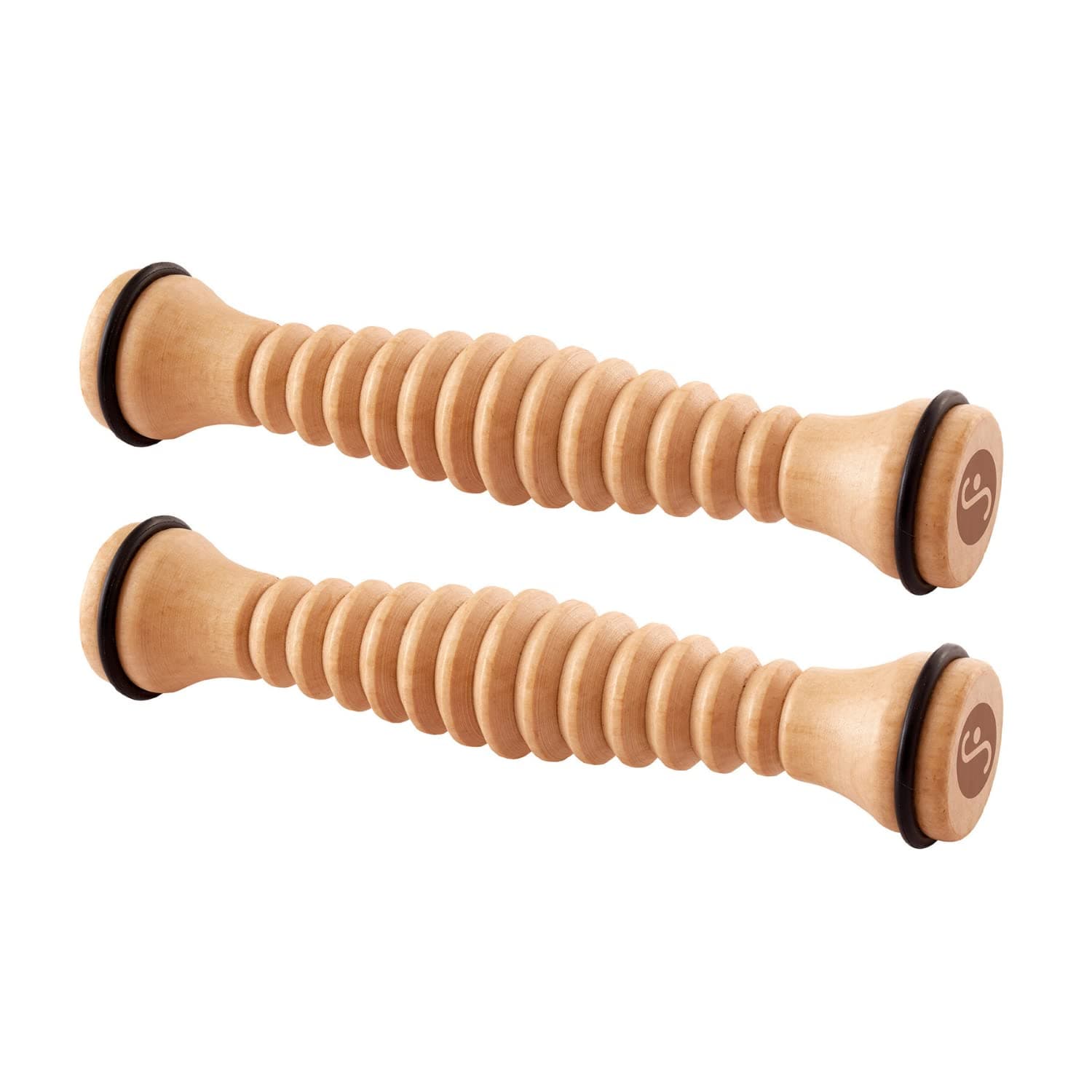 Body Back Wooden Foot Roller - Wood Therapy Massage Tool For Plain Relief | Wooden Cellulite Massage Tool, Full Body Massage Roller, Foot Massager For Plantar Fasciitis, Stress Relief, Relaxation 2Pack