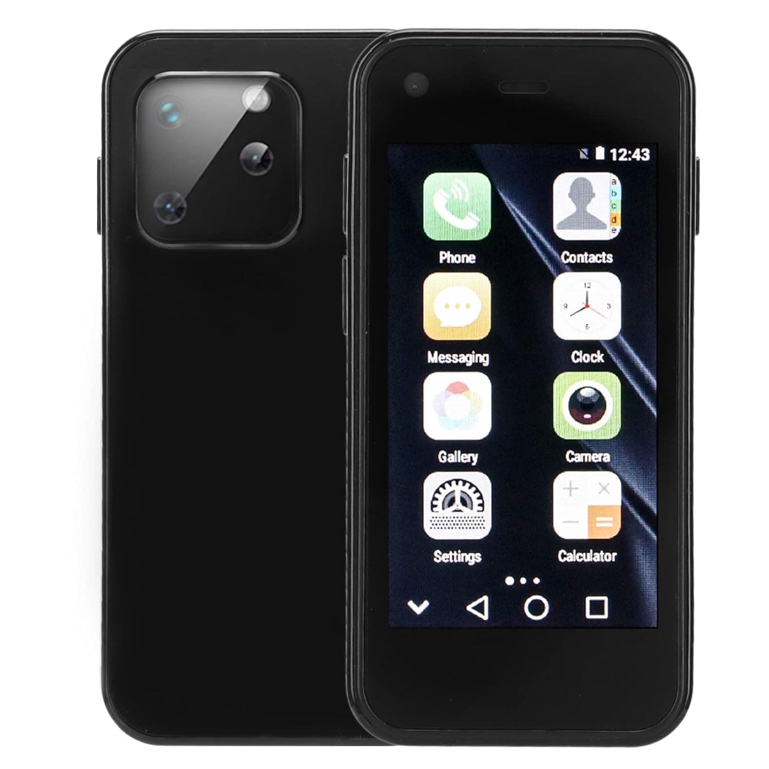 Smartphone, Mini Phone 2.5 Inch HD Touchscreen Brilliant 1GB RAM for Entertainment (Color : A)