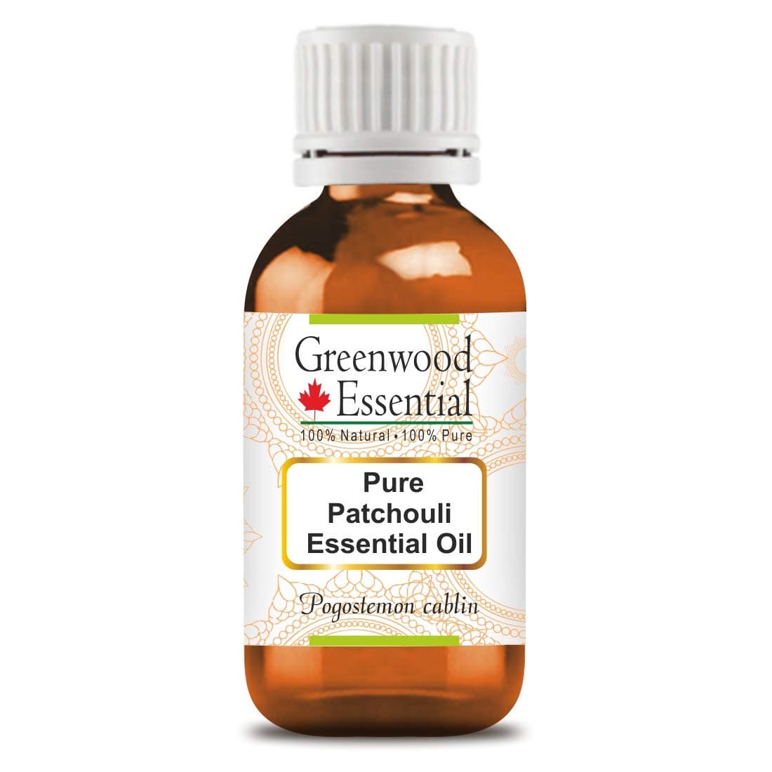 Greenwood Essential Pure Patchouli Essential Oil (Pogostemon cablin) Steam Distilled 5ml (0.16 oz)
