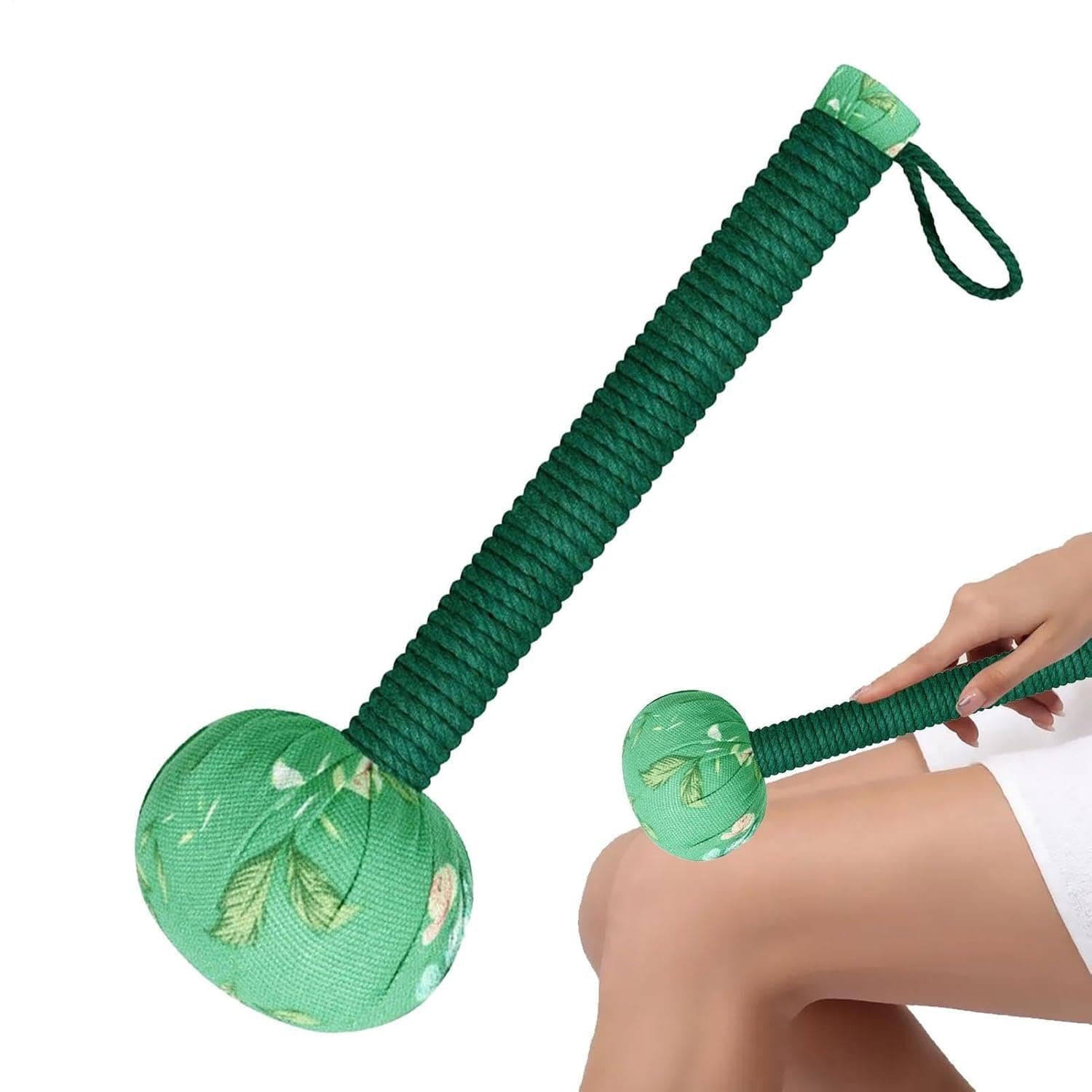 Manual Massage Hammer Circulation Boost Deep Tissue Percussion Hand Woven | Back Massage Tool for Neck Waist Back Buttocks Muscle Relief Body Care Home Spa Relaxation Stress Relief Soothing