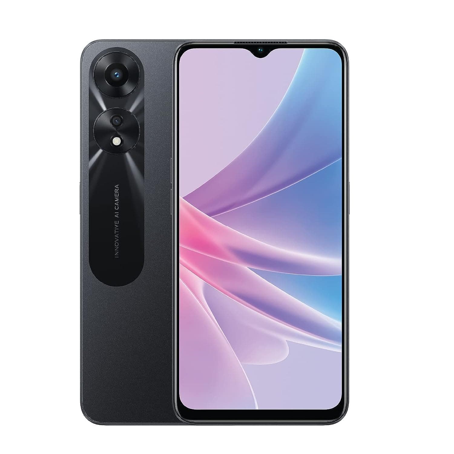 Oppo A78 Dual-SIM 128GB ROM + 4GB RAM (GSM only | No CDMA) Factory Unlocked 5G SmartPhone (Glowing Black) - International Version