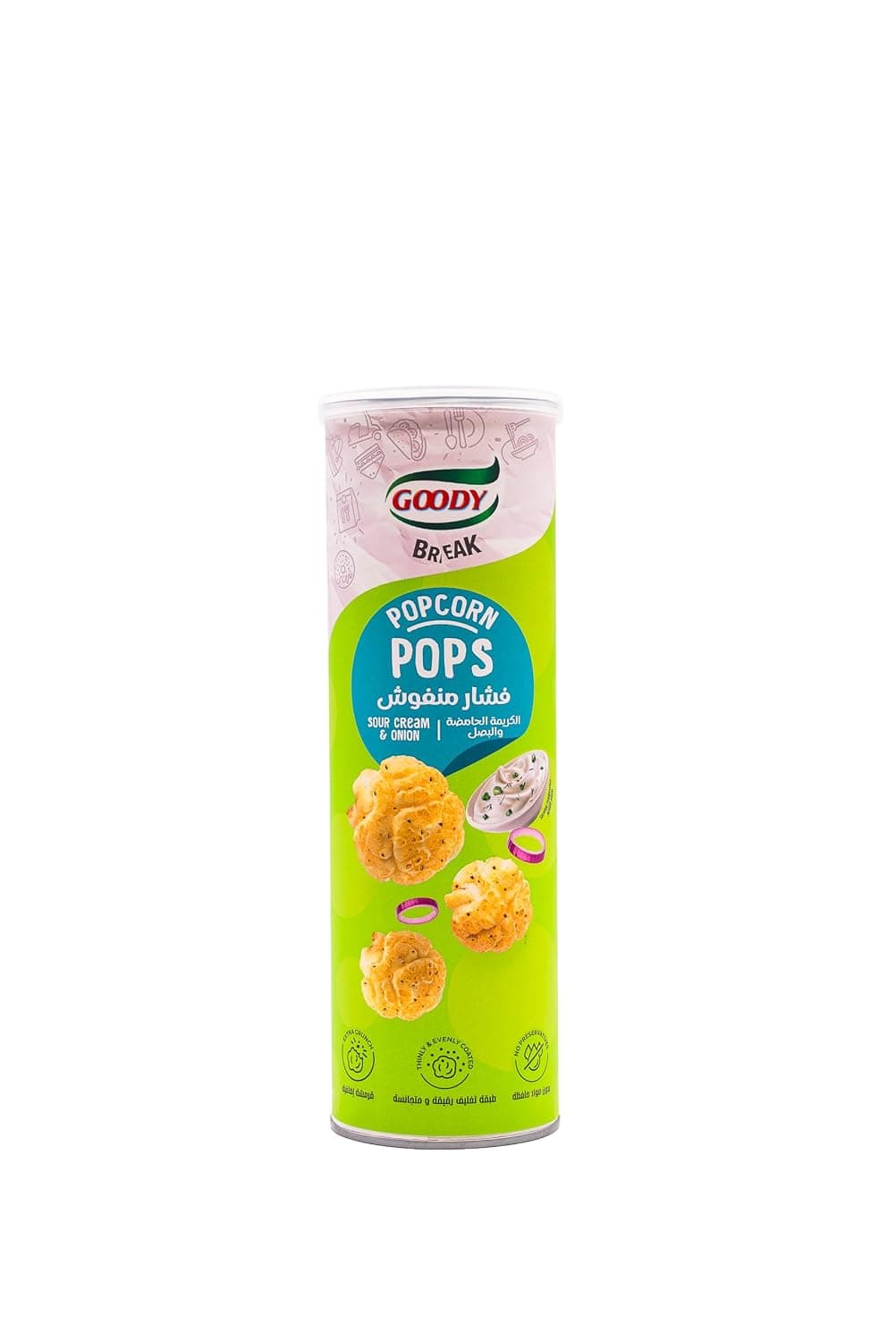 GOODY POPCORN POPS SOUR CREAM 70G