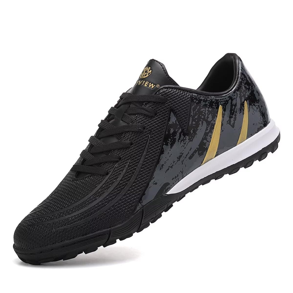 SKY VIEW Men's And Women's Soccer Shoes Cleats Professional IC/IN Low-Top Athletic Turf Football Shoes Outdoor/Indoor Professional Futsal Football Training Sneakers For Unisex